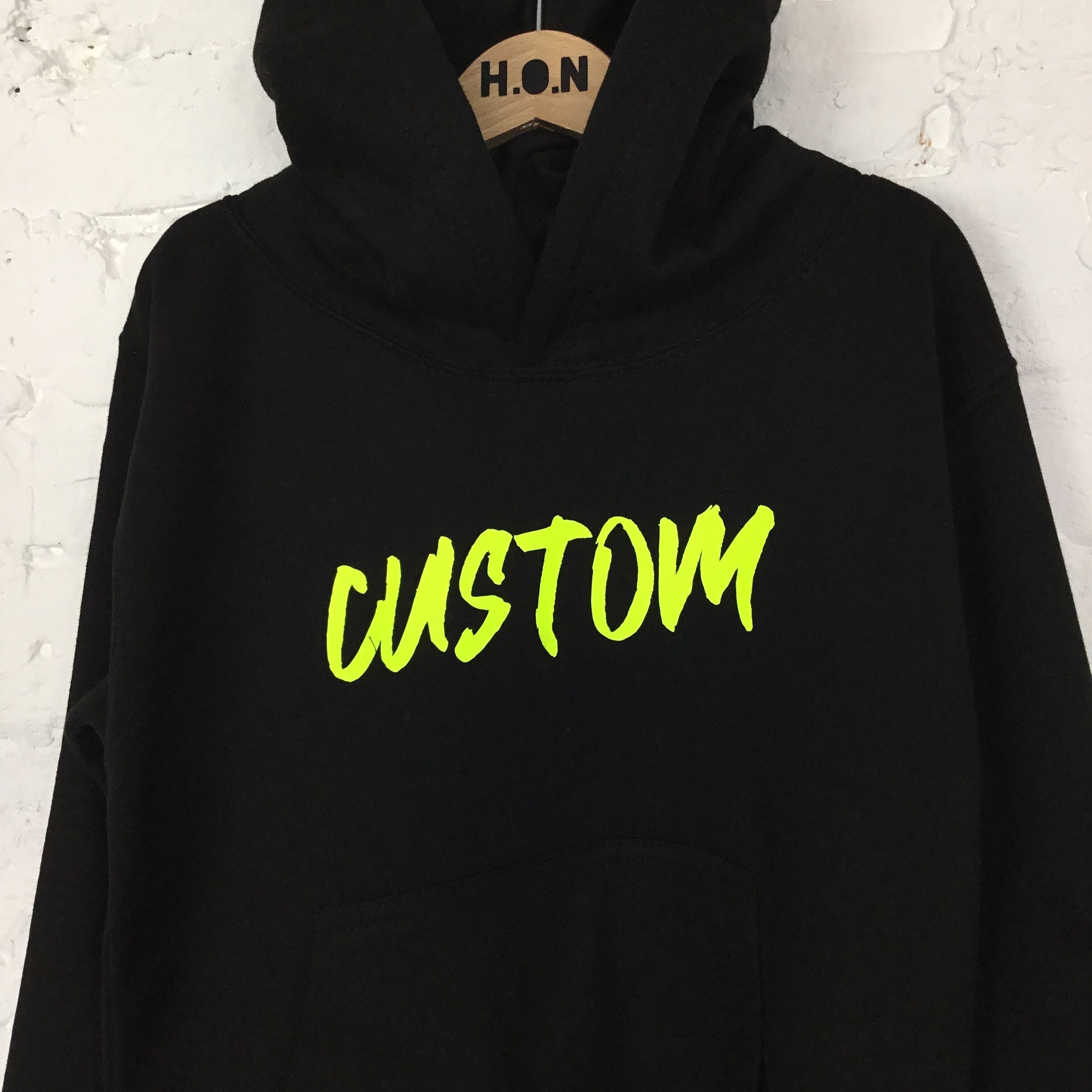 KIDS CUSTOM HOODIE IN BLACK OR GREY