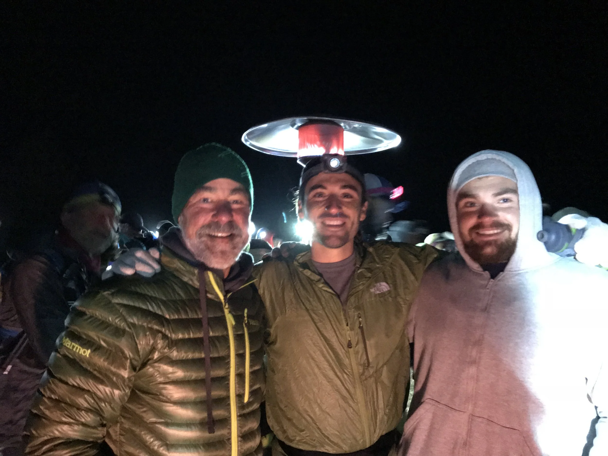 My tremendous crew a few minutes before the start