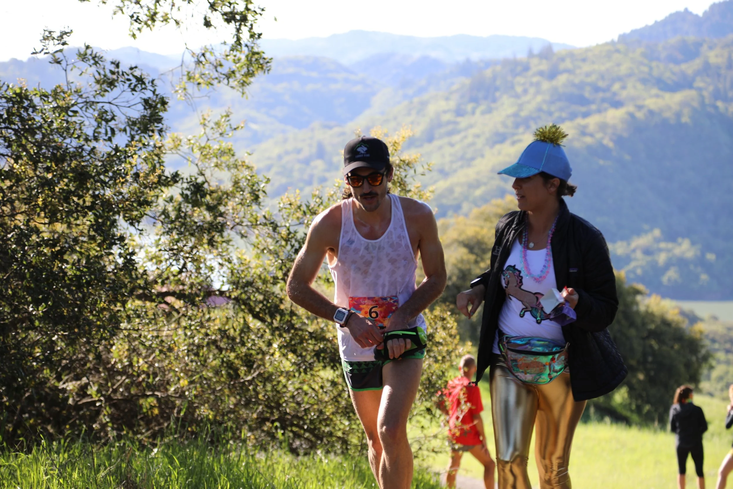 A year later and Jordan is still an absolute savage at crewing people. Lake Sonoma 50 Mile, 2019.