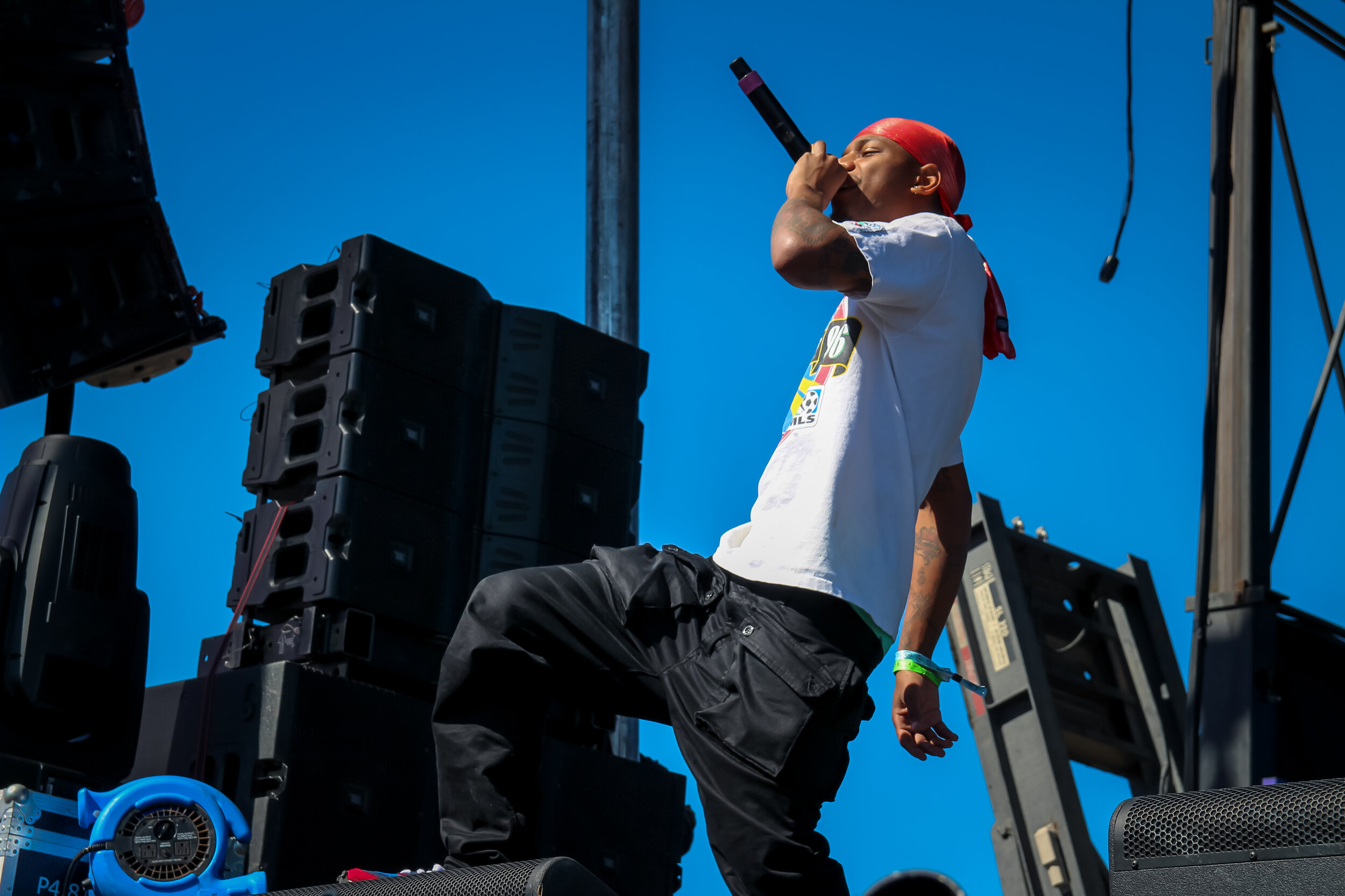 Guapdad 4000 plays on day one of Mala Luna Fest in San Antonio.