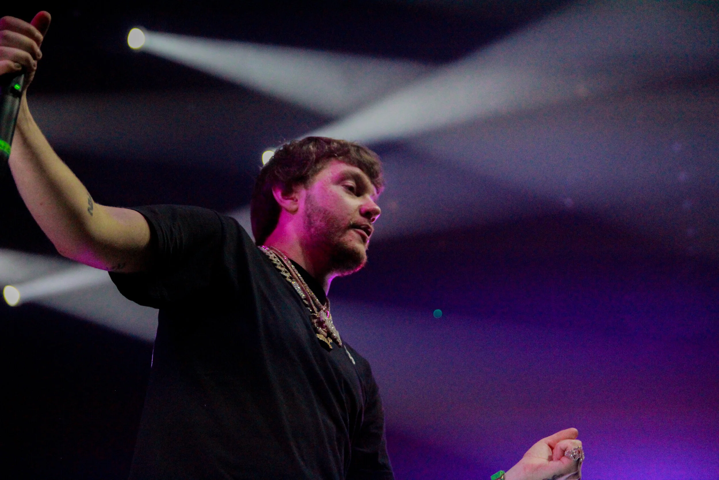 Canadian DJ Murda Beatz opens up for A$AP Ferg.