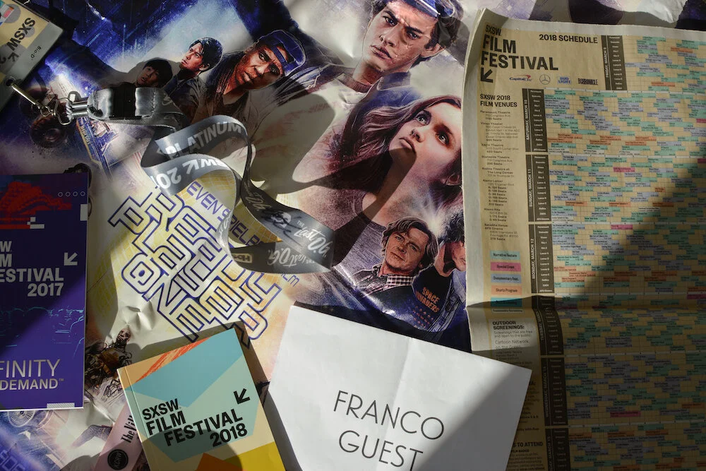 Items collected from the film festival portion of SXSW.