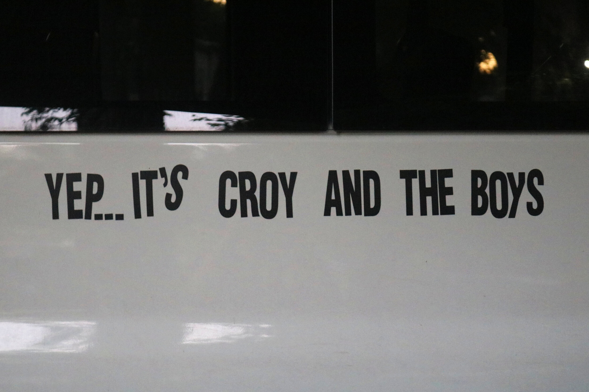  The van of Croy and the Boys. 