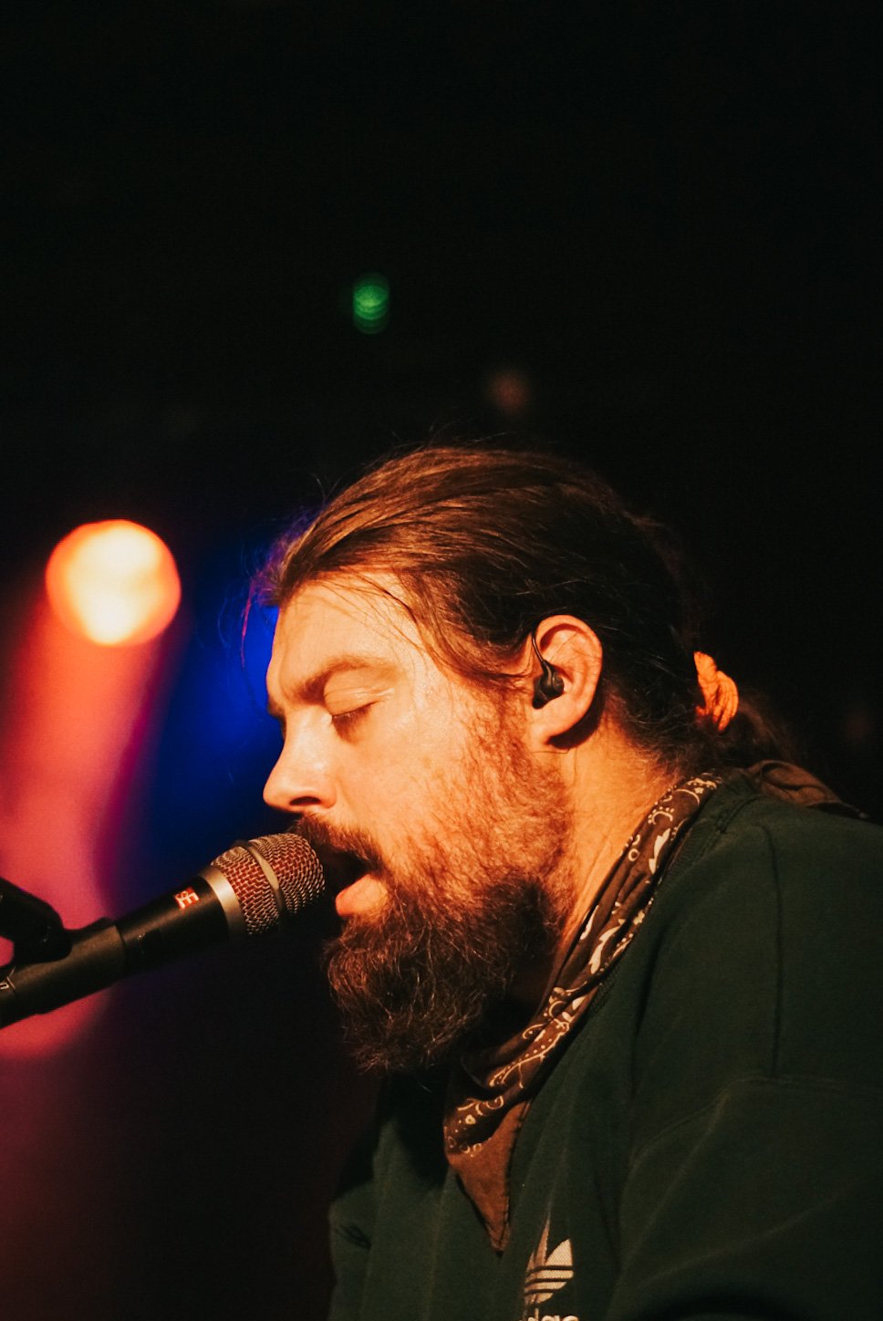  Guitarist and pianist of BANNERS performs at Antone’s Nightclub.  