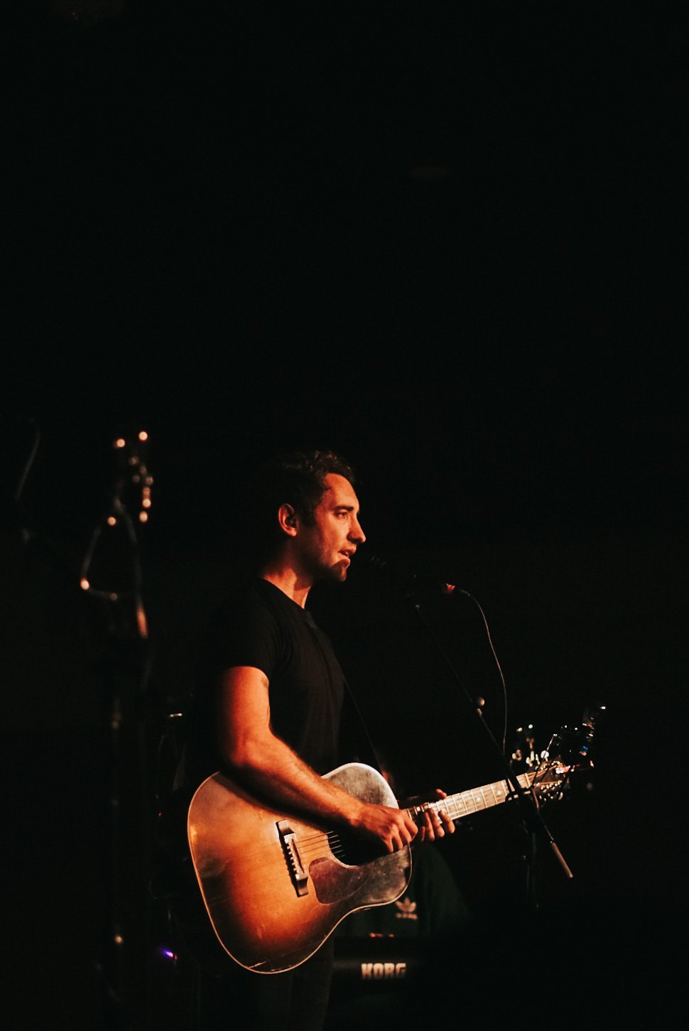  Lead singer of BANNERS performs at Antone’s Nightclub.  