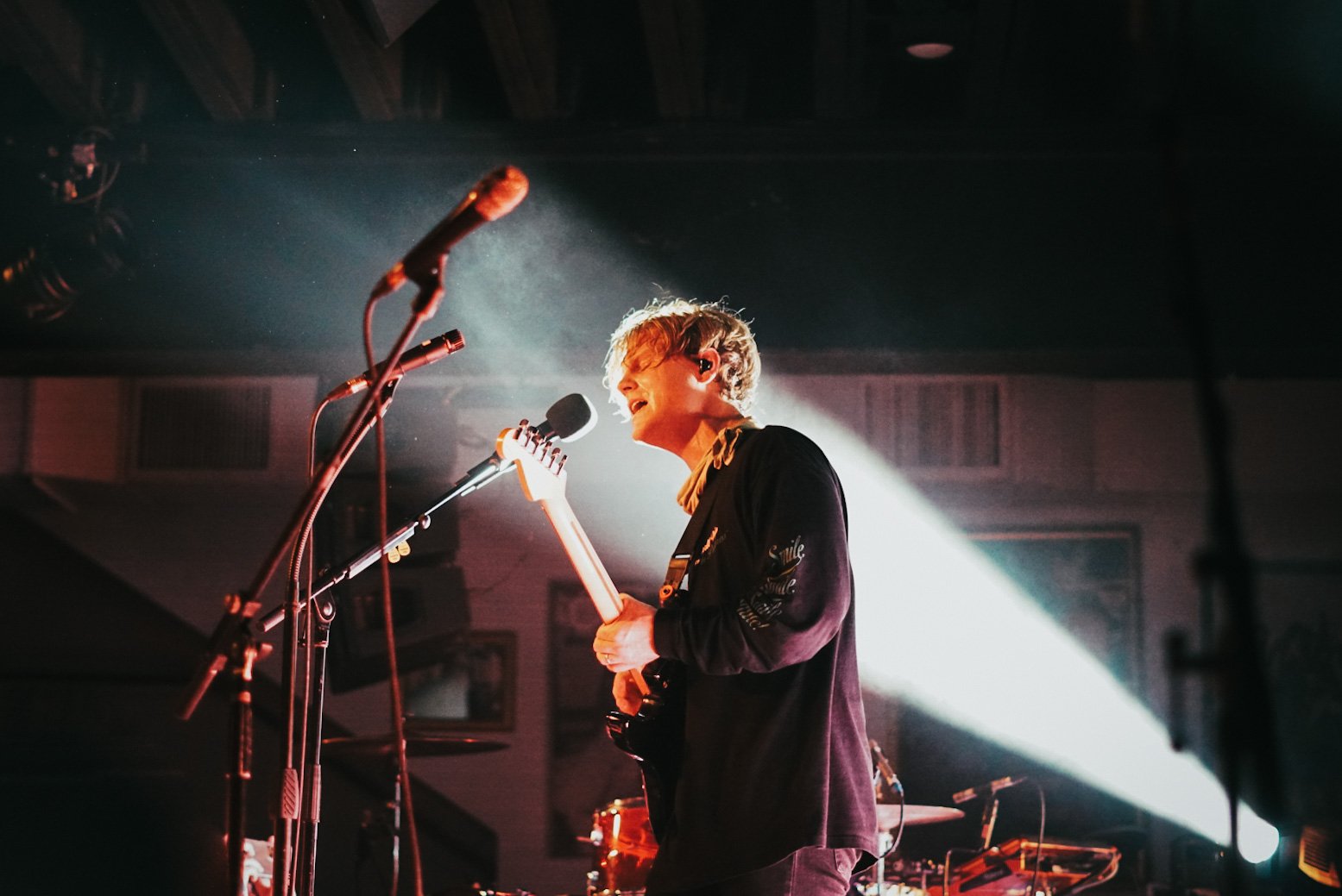  Frontman of Colony House, Caleb Chapman, performs at Antone’s Nightclub. 