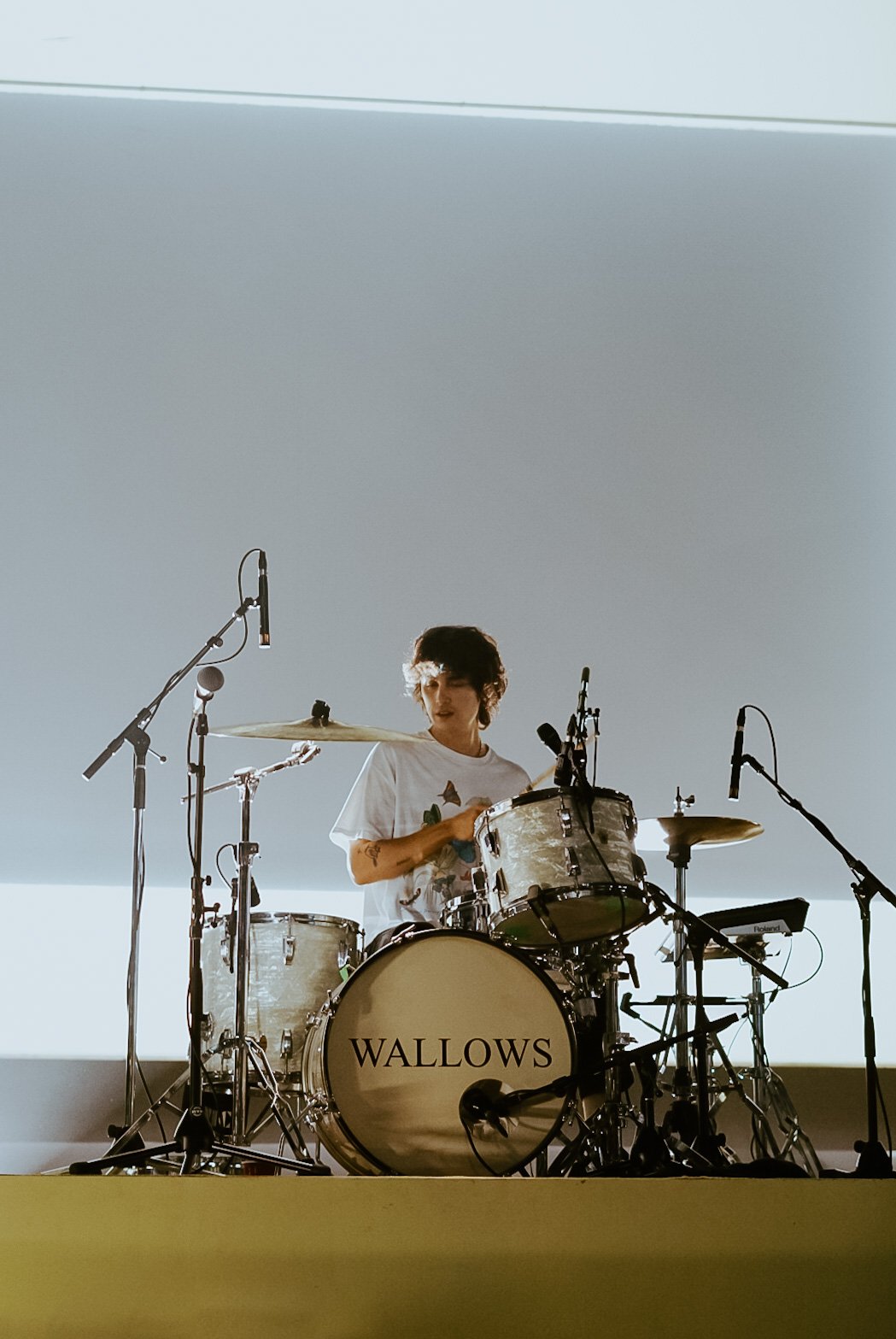  Drummer Cole Preston performs with Wallows. 