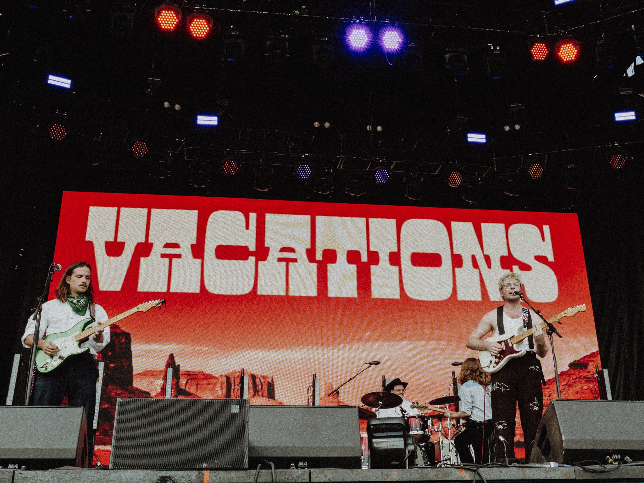  Australian indie-rock band Vacations opens up the first day back at ACL Festival. 