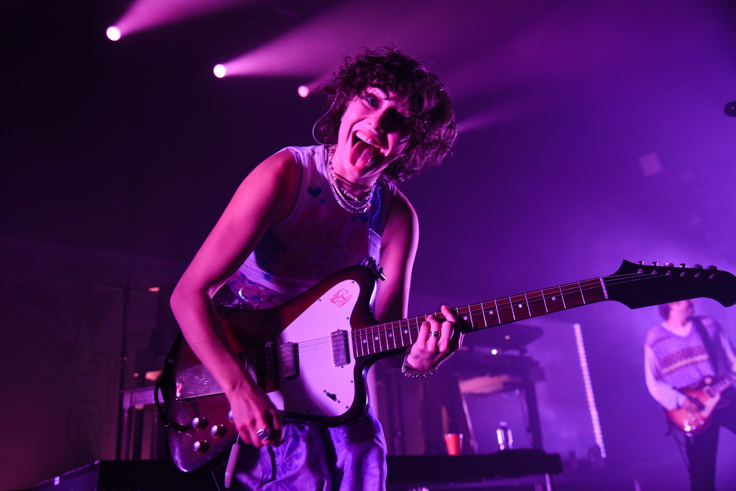  King Princess rocks out on stage. 