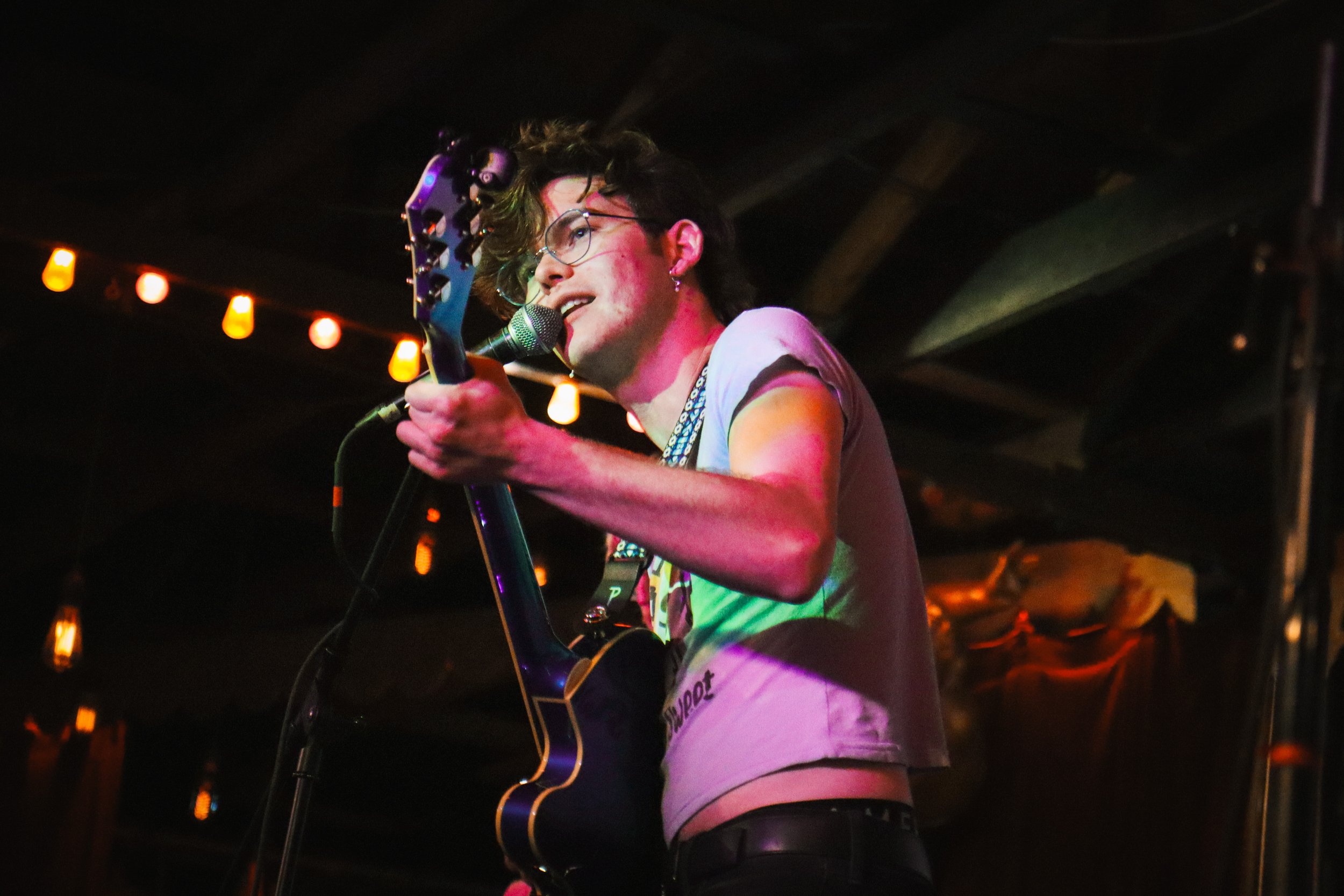  Austin band Slurp The World performs an electrifying set.  Photo by Natalie Anspach  