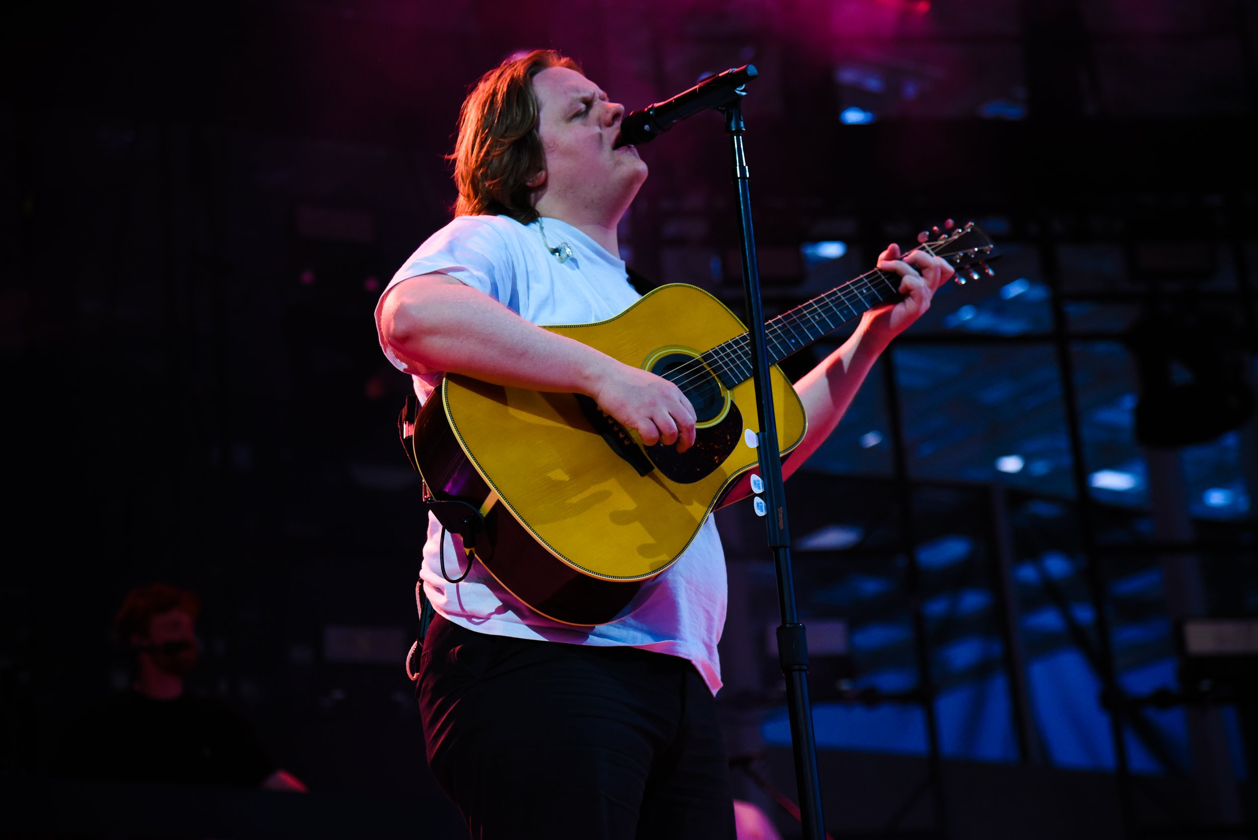  Lewis Capaldi performs the second song of his set, “Forever.” 