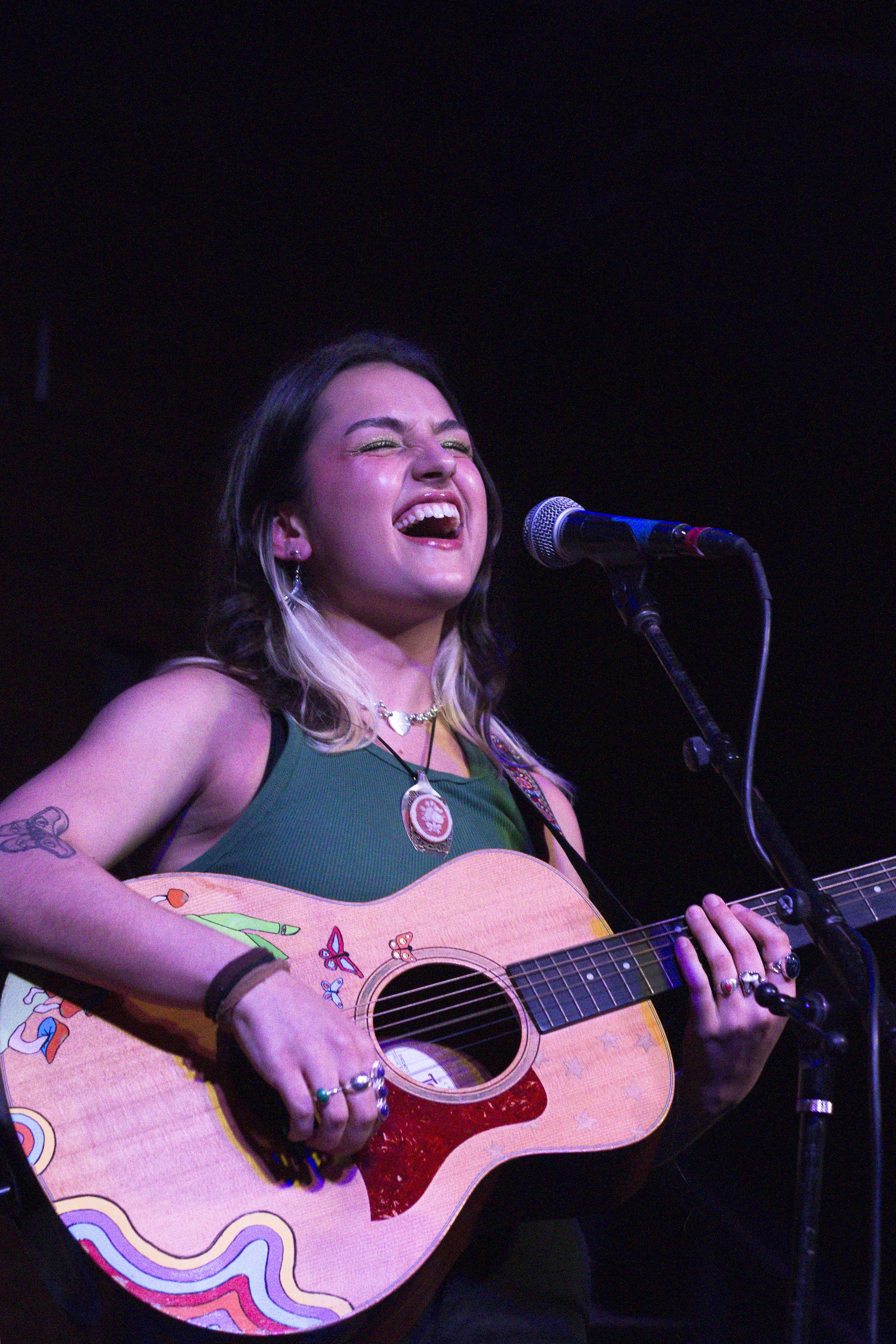  Abby Cates plays an acoustic opening set with a mix of released and unreleased songs. 