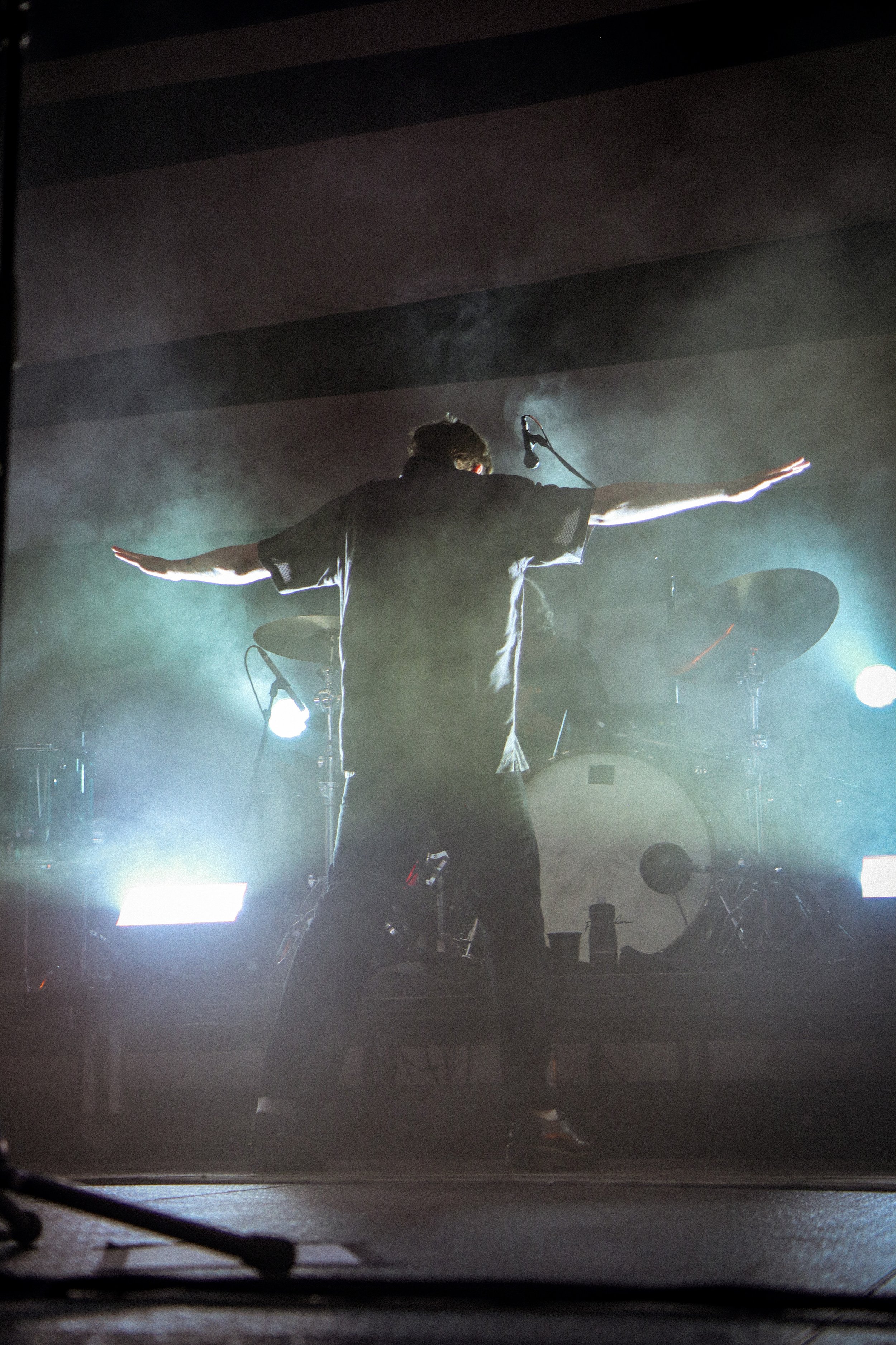  Lead vocalist Jake Luppen of Hippo Campus performs the song “Yippie Ki Yay.” 