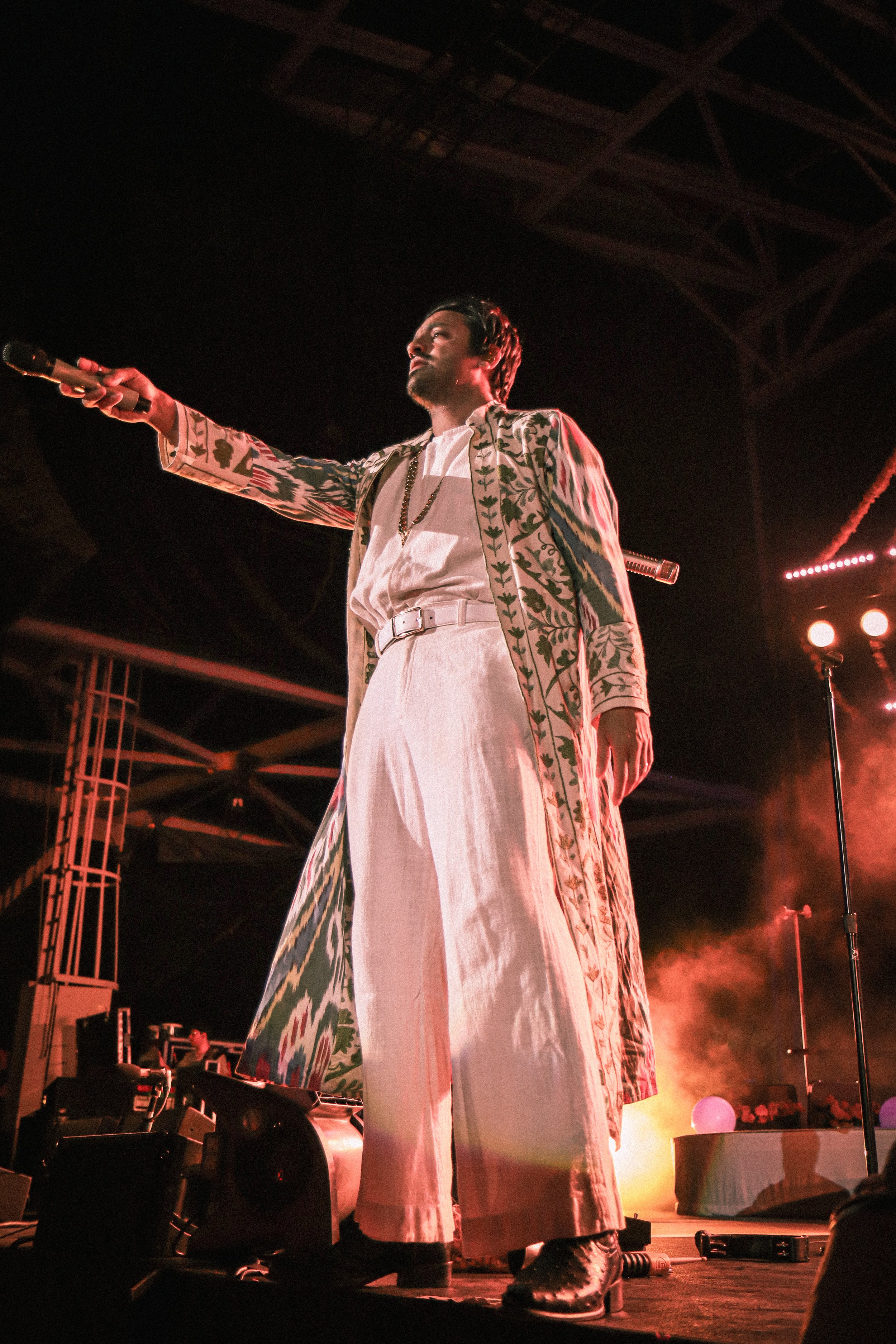  Lead singer Sameer Gadhia admires the crowd during “Wake Up.” 