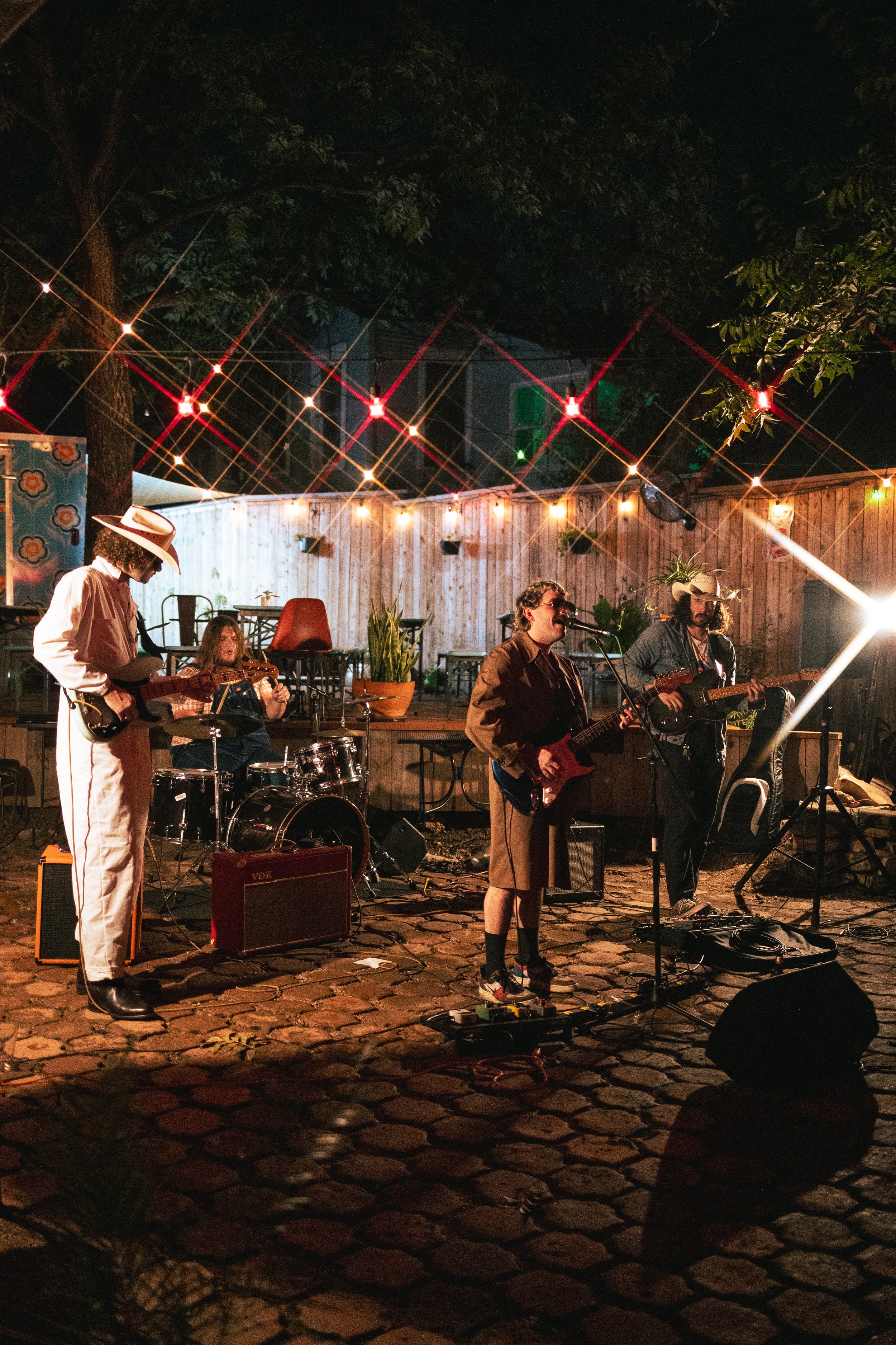  Members of Joey Tea perform at Tweedy’s in Halloween costumes.  Photo by Amelia Tapia  