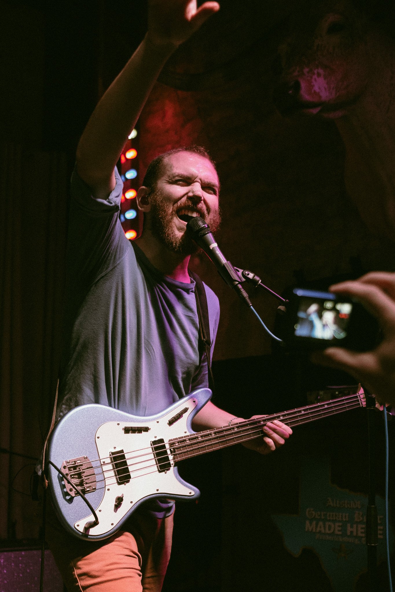  Indie-rock band The Rare Occasions perform a playful set at Cooper’s BBQ. 