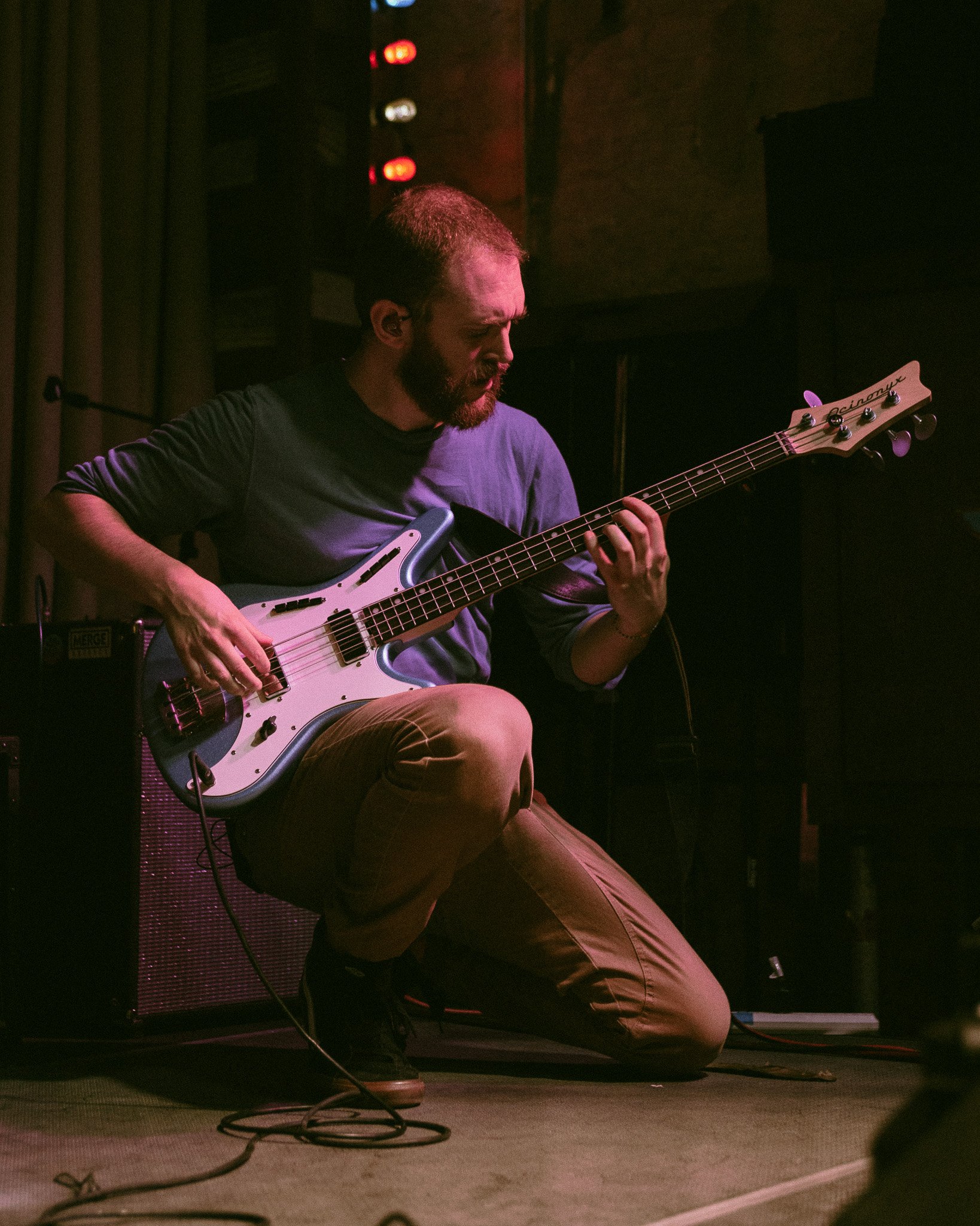  Indie-rock band The Rare Occasions perform a playful set at Cooper’s BBQ. 