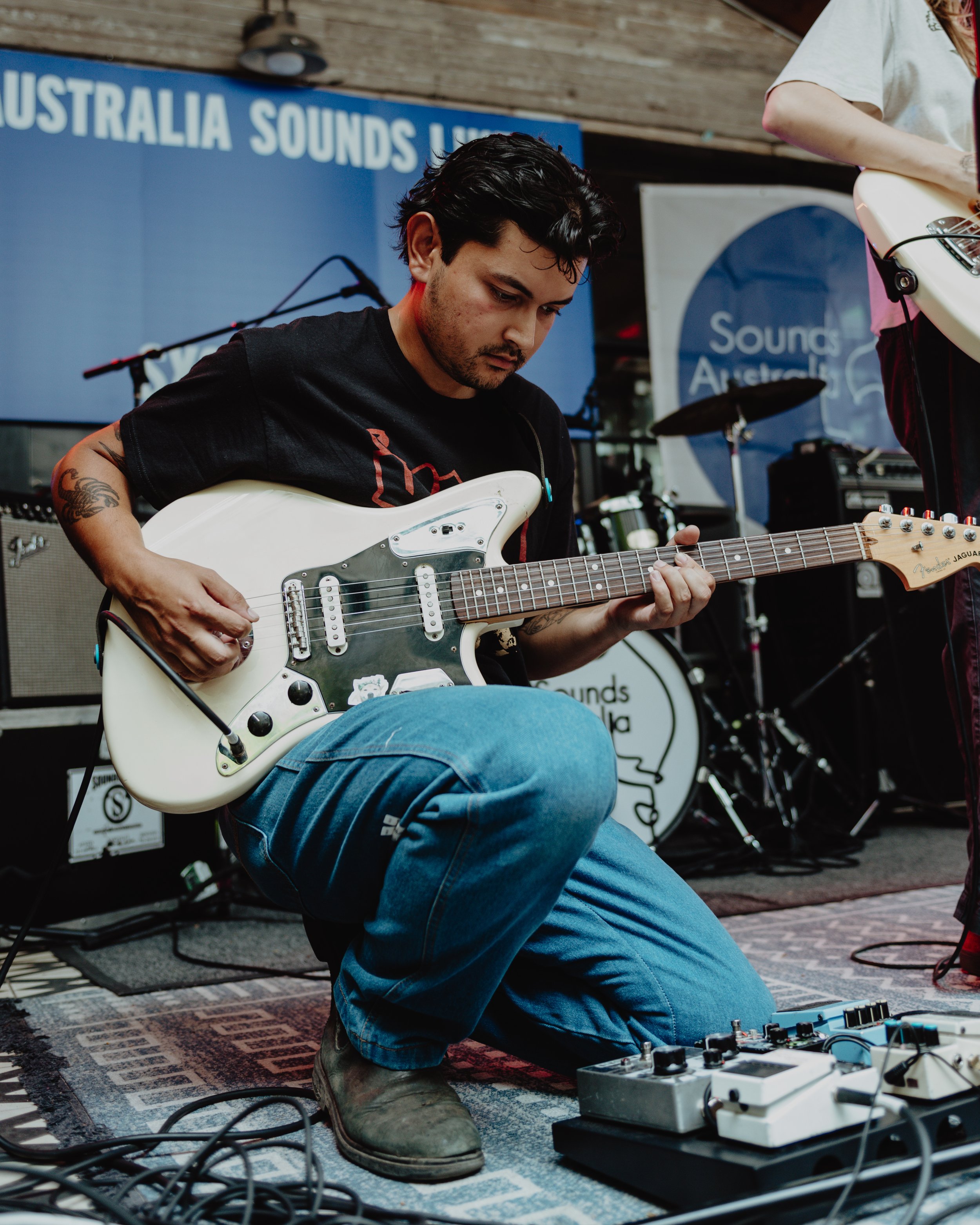  Frankston-based rock band The Belair Lip Bombs play a captivating set at SXSW DAY PARTY: Sounds Australia. 