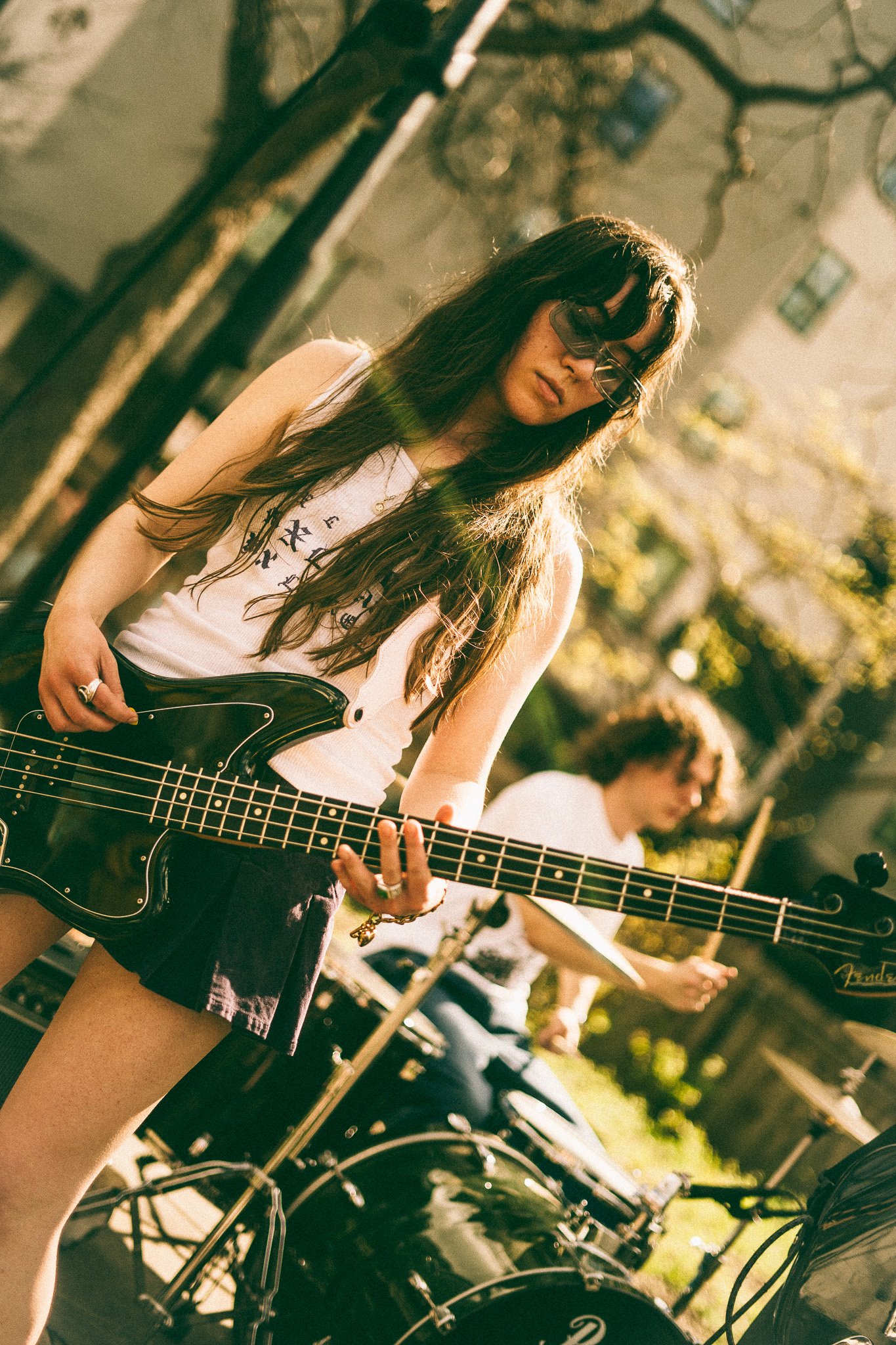  New Jersey band High. performs a mellow set in the March sun. 