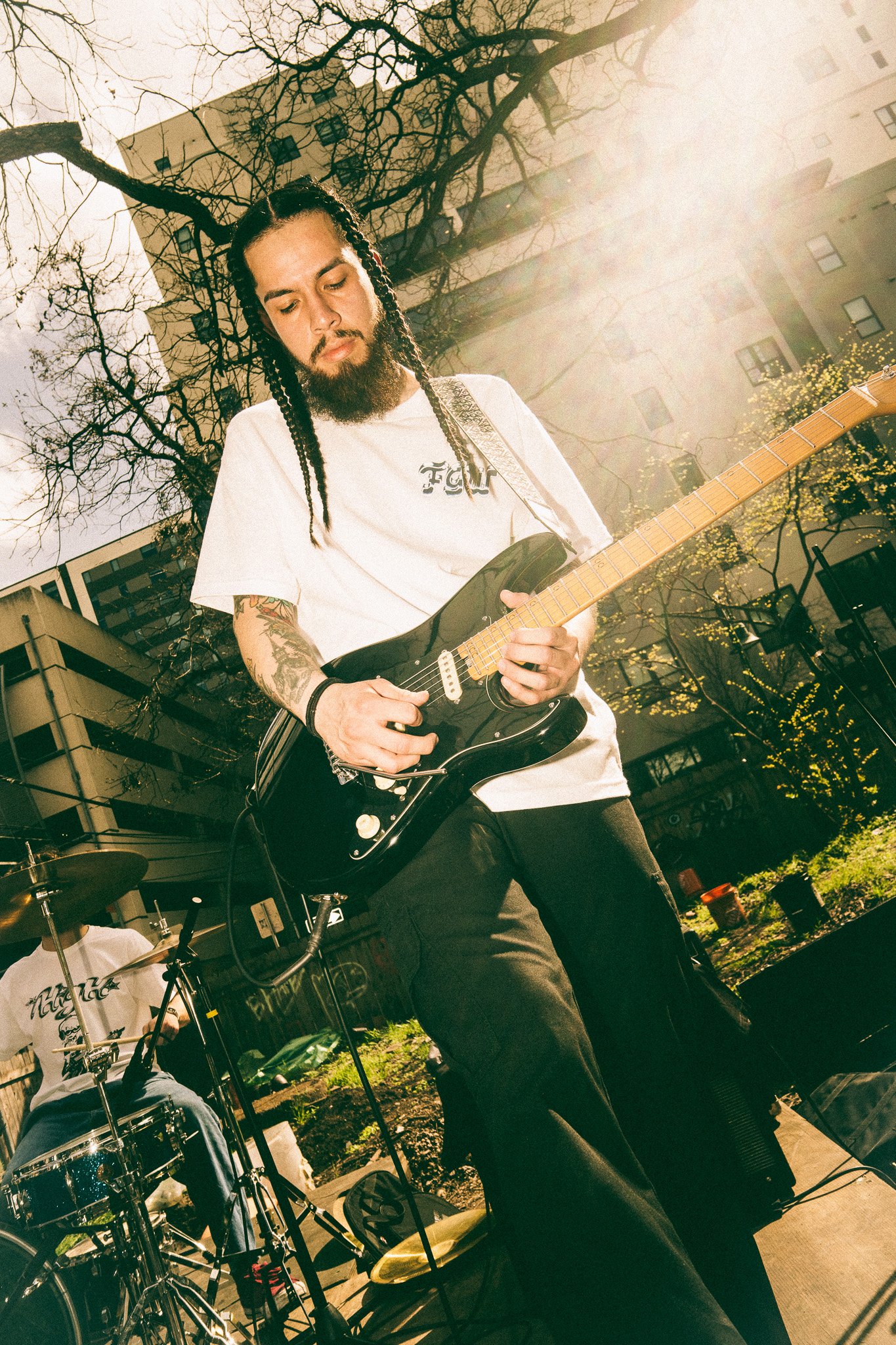  New Jersey band High. performs a mellow set in the March sun. 