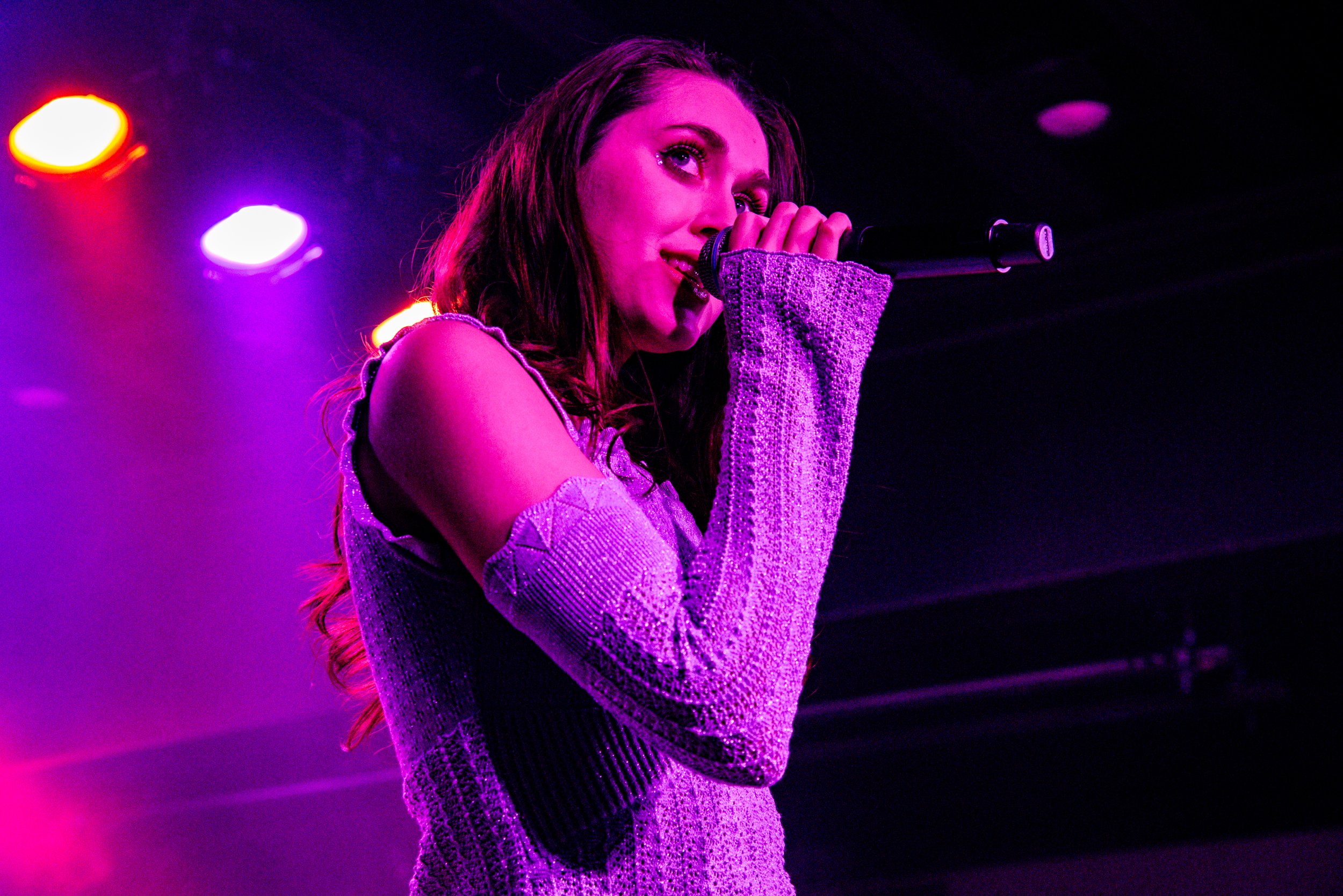  Em Beihold performs at Antone’s in Austin for one of the last performances of her first headlining tour. 