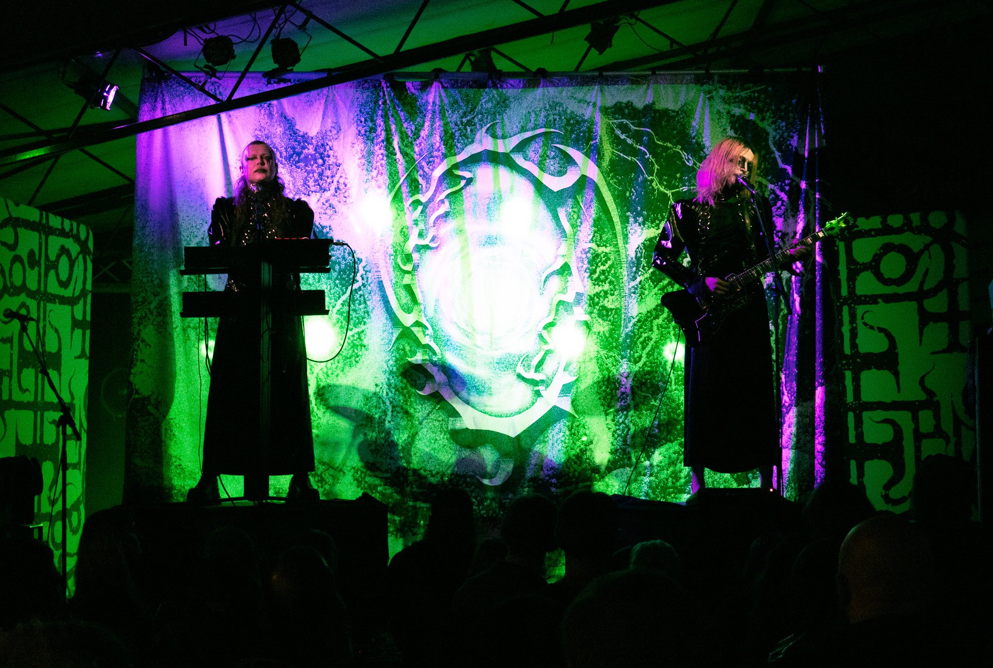 Gothic duo Zetra opens the show with its mix of synth and guitar.