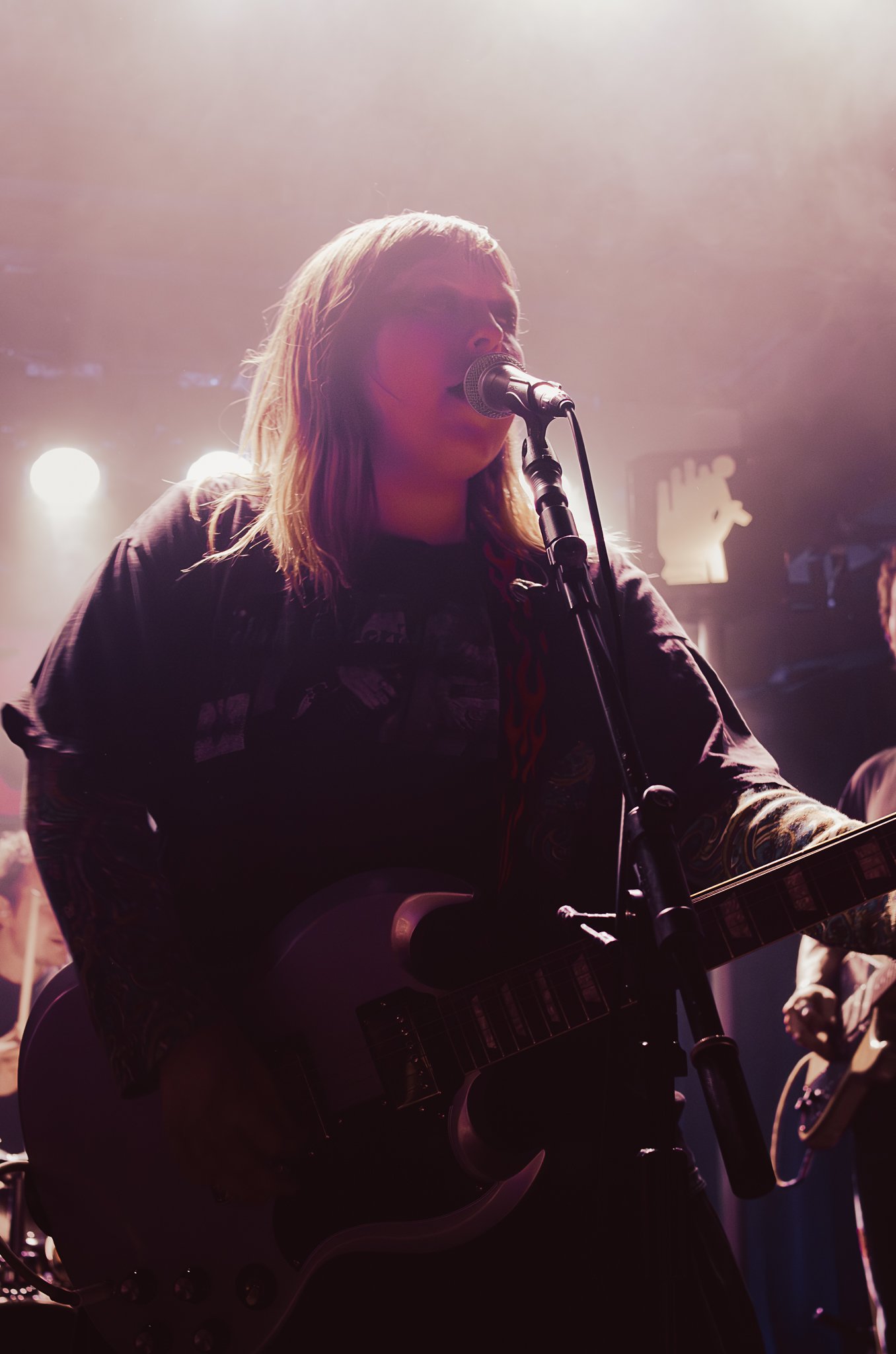 DiRusso plays her vulnerable lead single “Legs” from her debut album, Super Pedestrian .