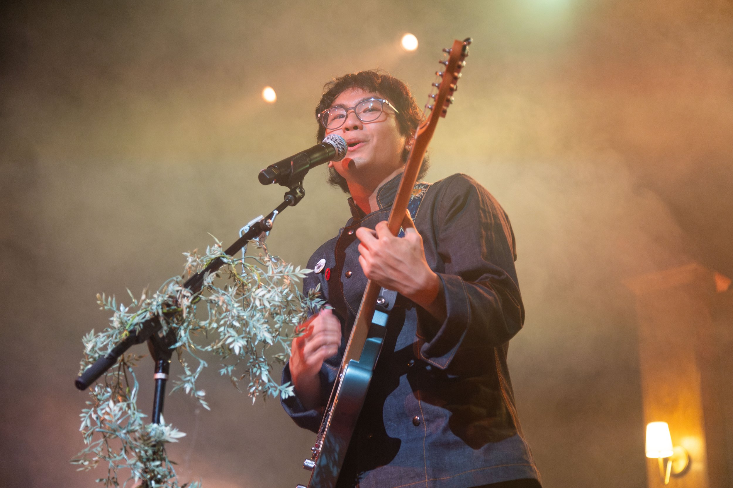 Grentperez performs songs off his newest album, Girl at the Station .