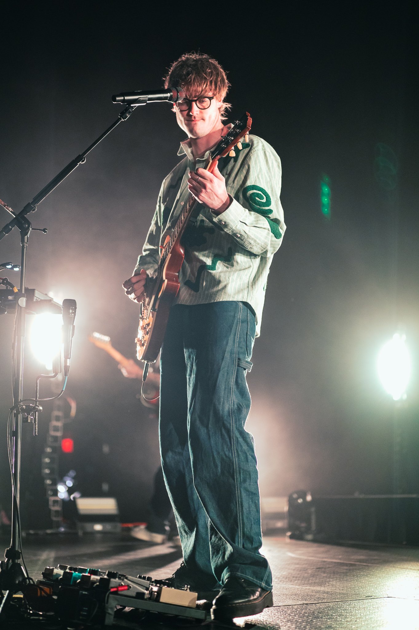 Hippo Campus kicks off its set with tracks from its latest album Flood.