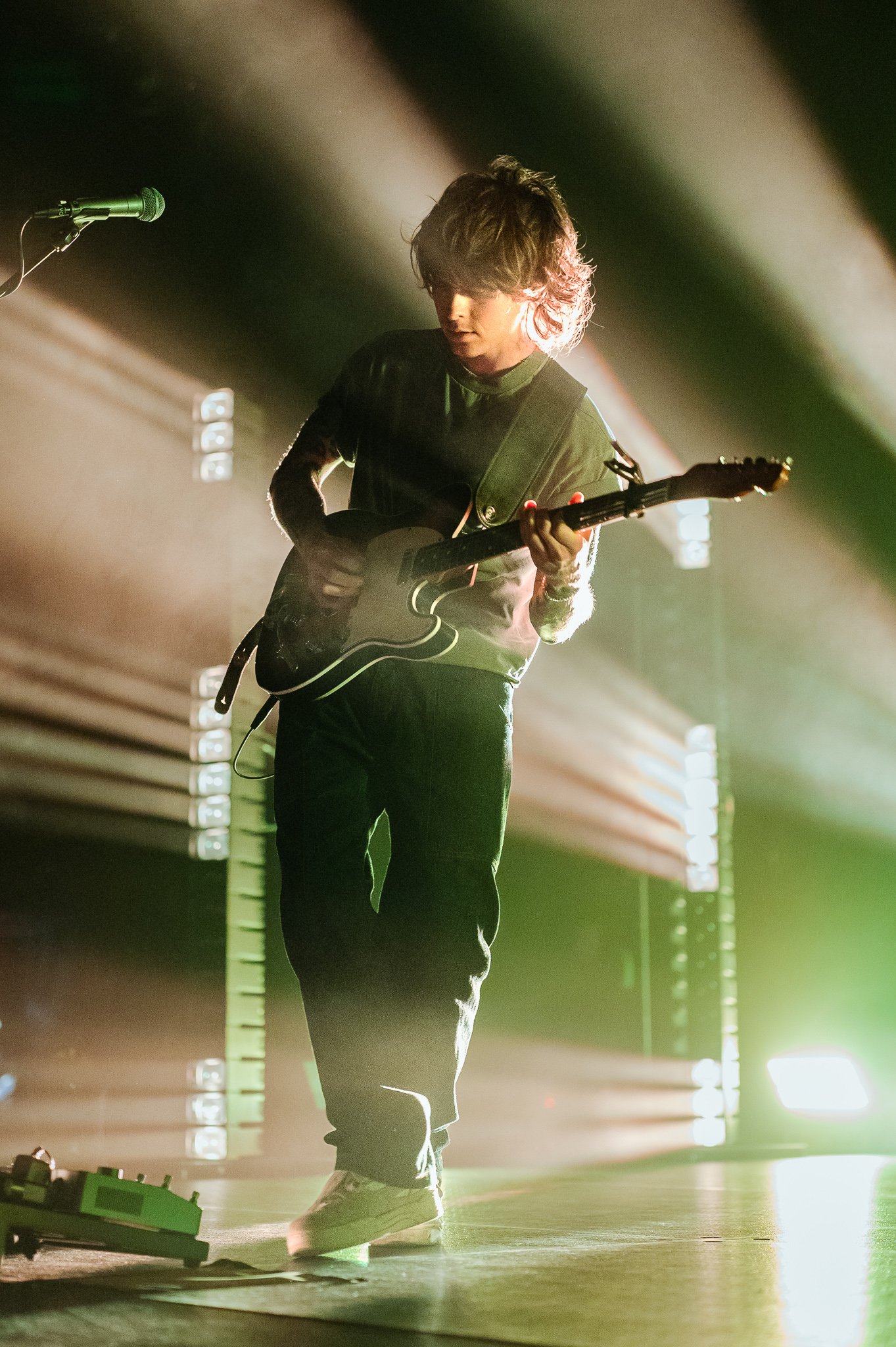 Hippo Campus kicks off its set with tracks from its latest album Flood.