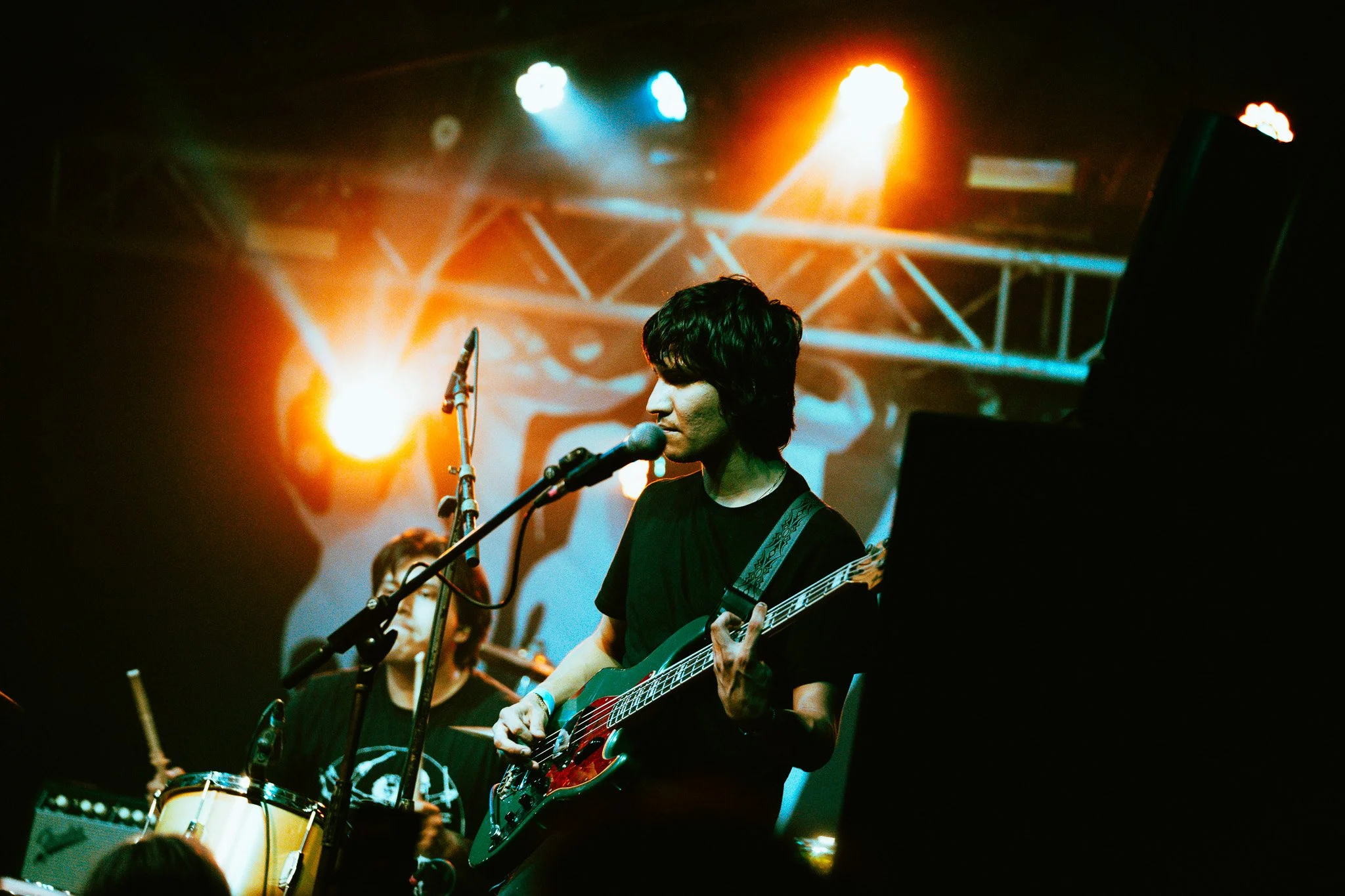 Surf punk group Beach Goons stir up a wave of crowd surfing, setting the tone for Wavves' headlining slot.