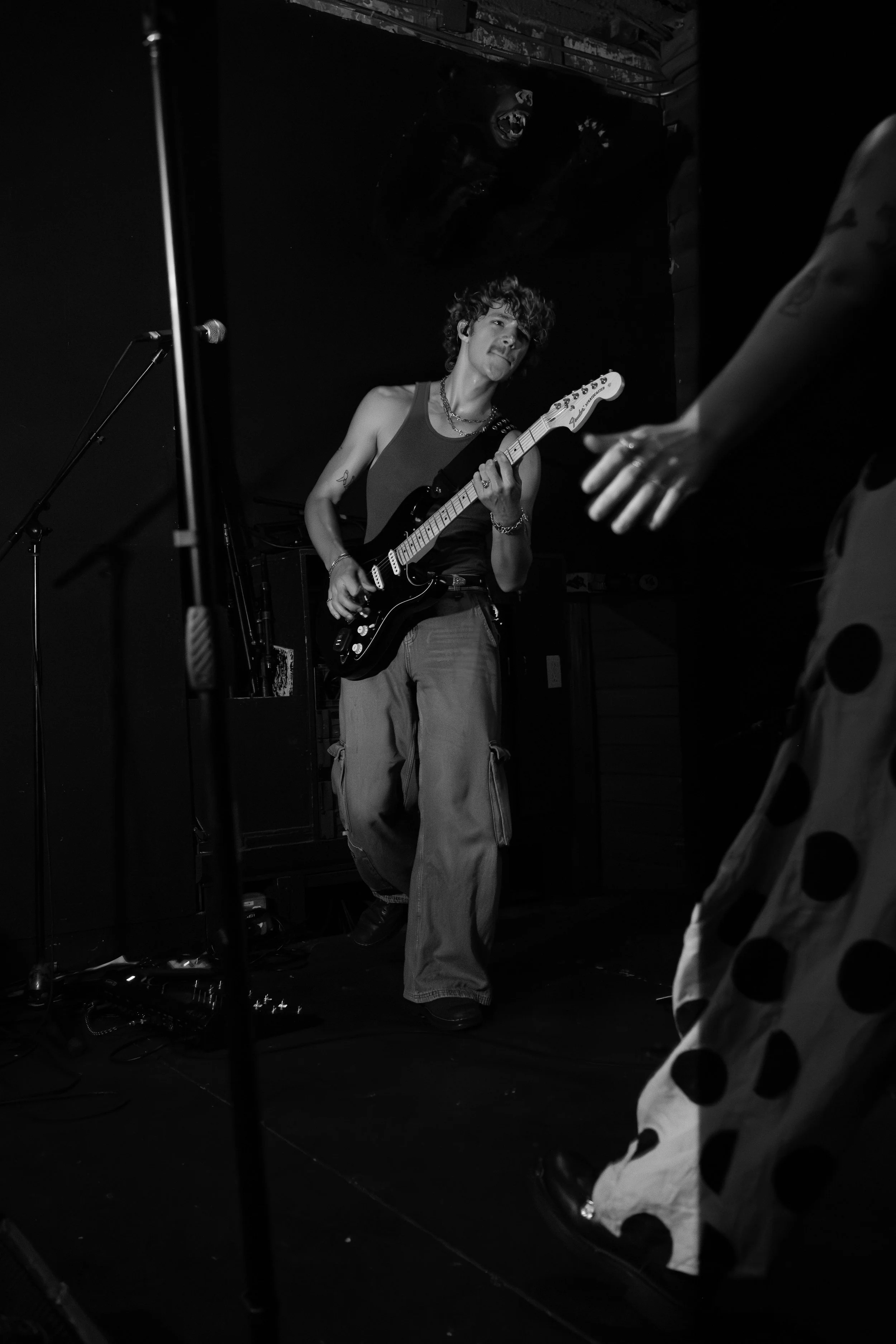  Vance works the Mohawk stage while rocking out on guitar to new releases “bad seed” and “without you.” 