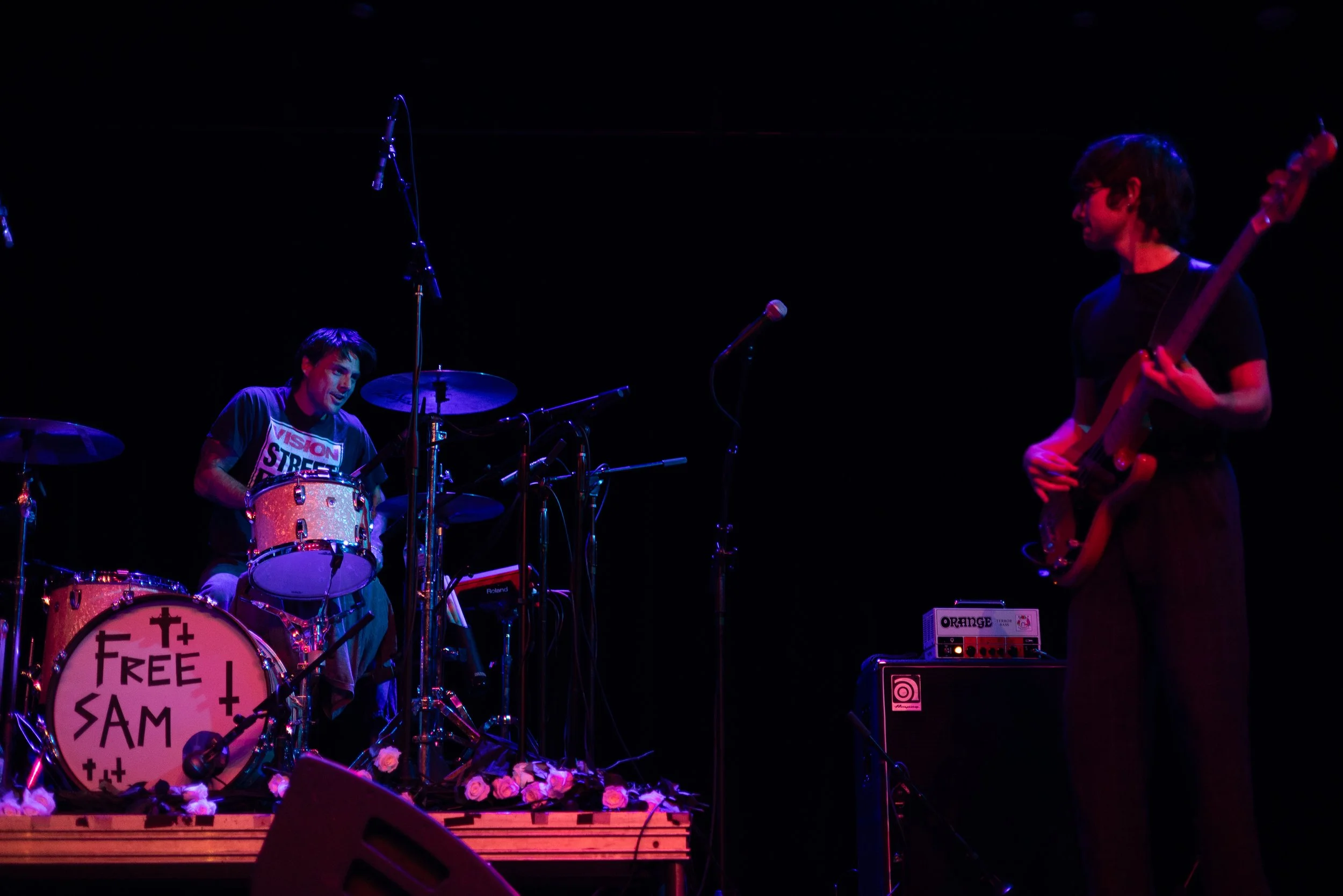The Rapture makes an electric entrance, kicking off its first headlining tour in 15 years with its song “House of Jealous Lovers” off the 2003 album Echoes.