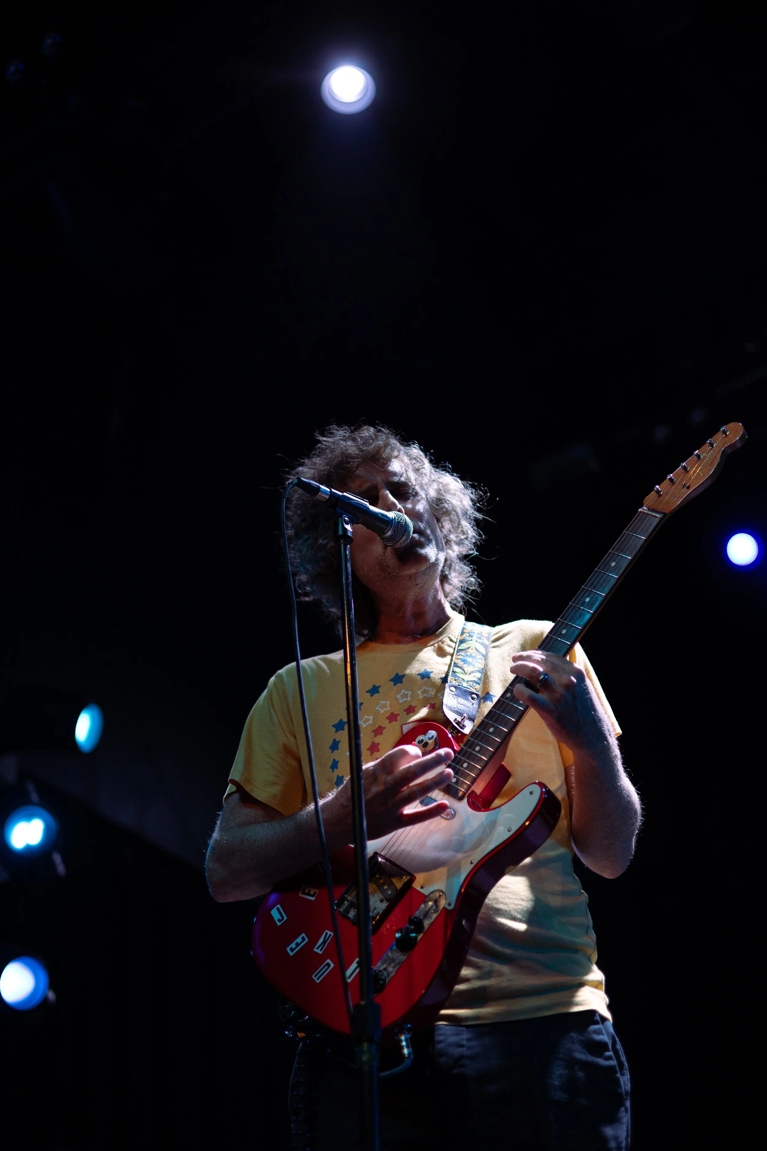 Lead Singer Luke Jenner enthusiastically takes the mic as he sings the band’s song “Sister Savior.”