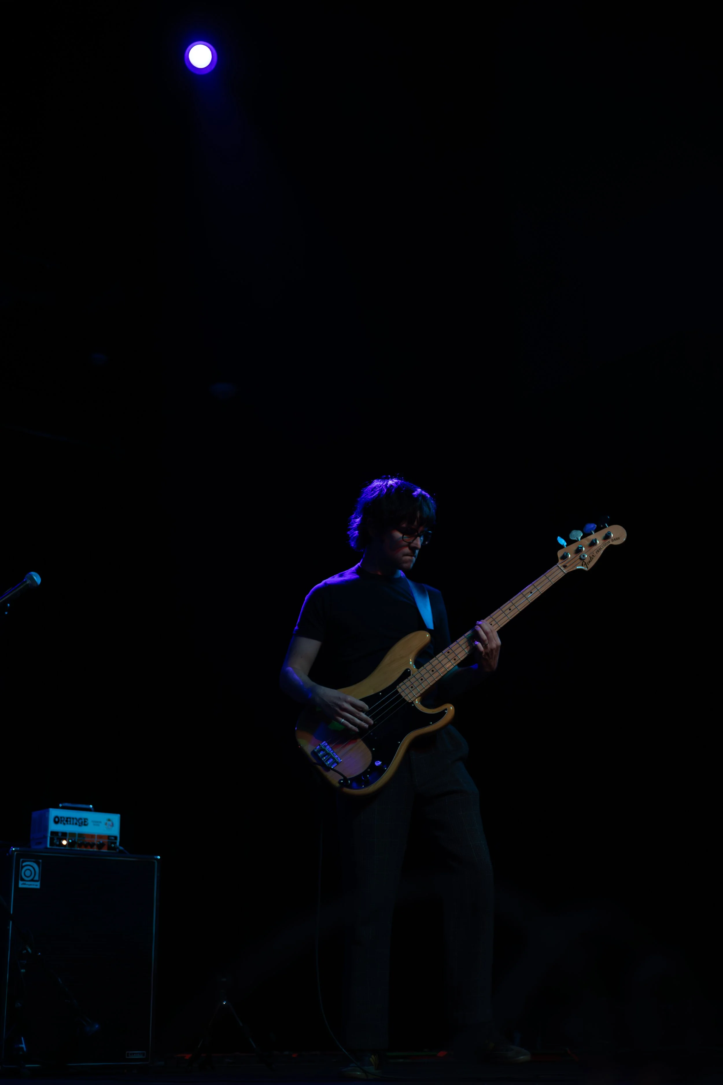 Grooving together, The Rapture and the crowd jam along to its song “Heaven” off its sophomore album Echoes .