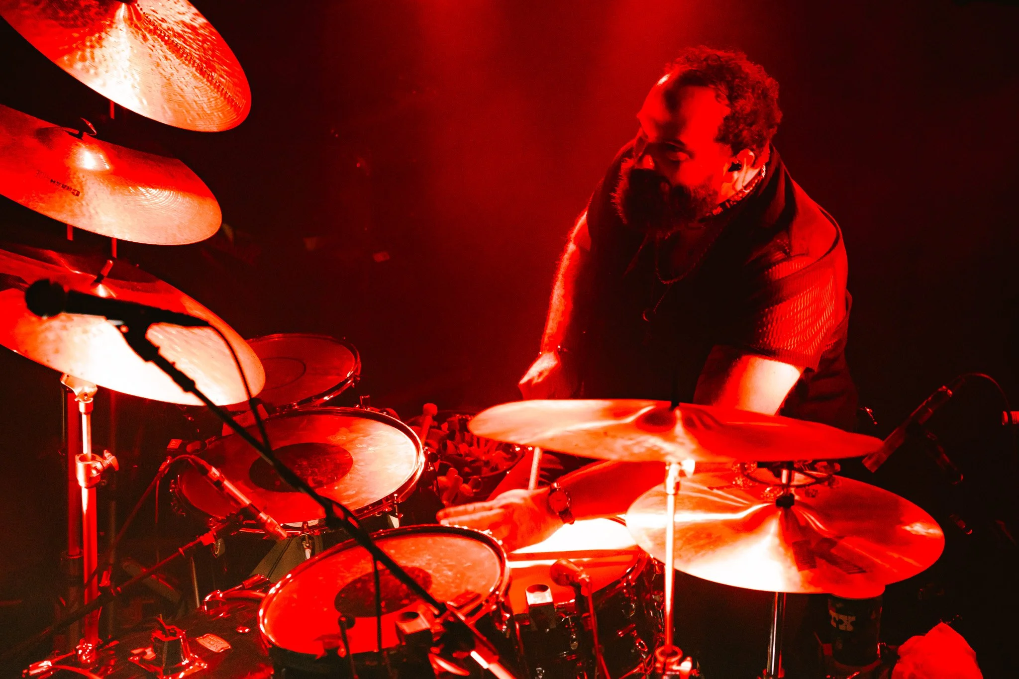 The band electrifies the venue with its gritty track “Fortune’s Fate.”