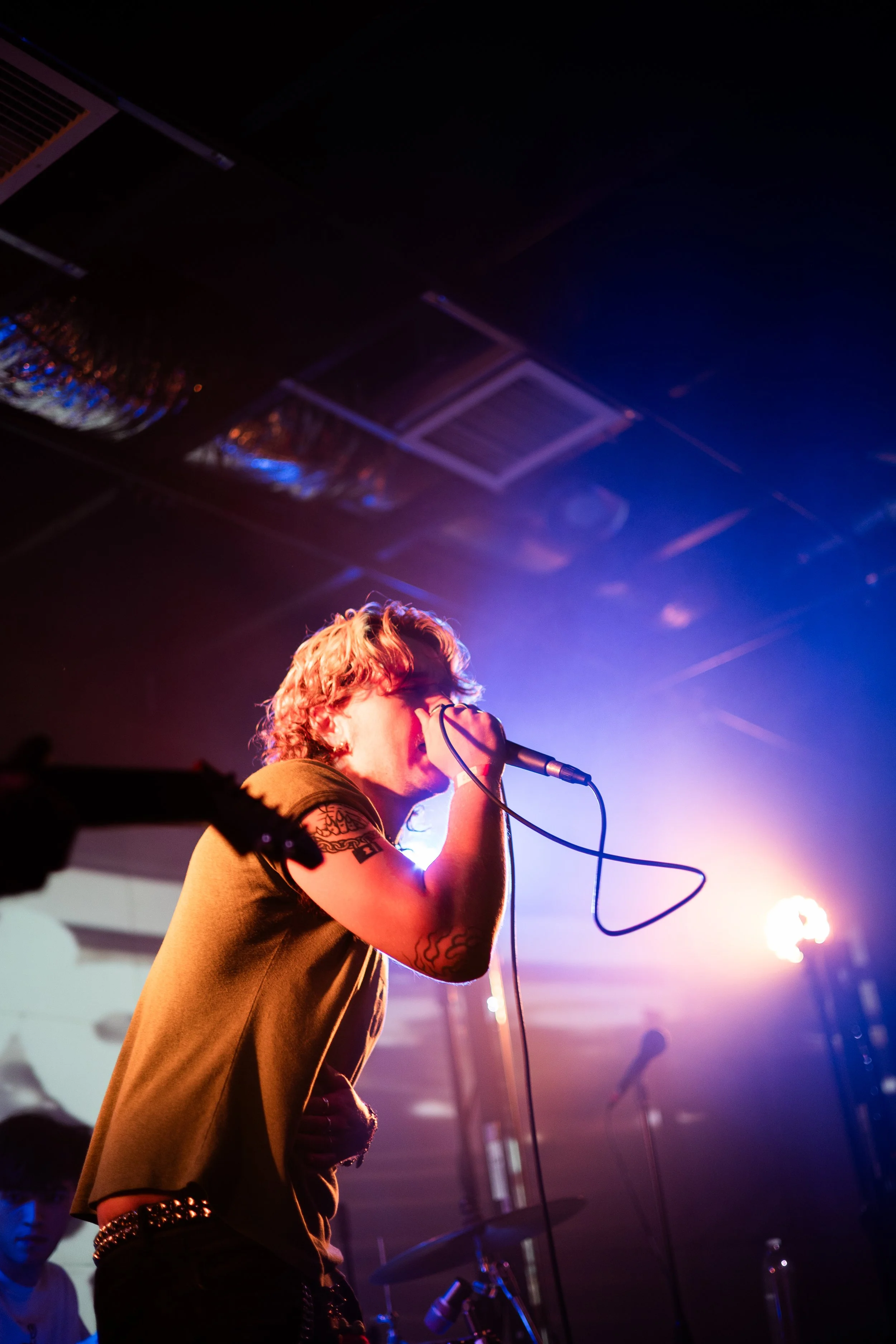  &nbsp;Dallas band Olive Vox excitedly takes the stage, debuting its newest song “Dying Breath” released on Sept. 5. 