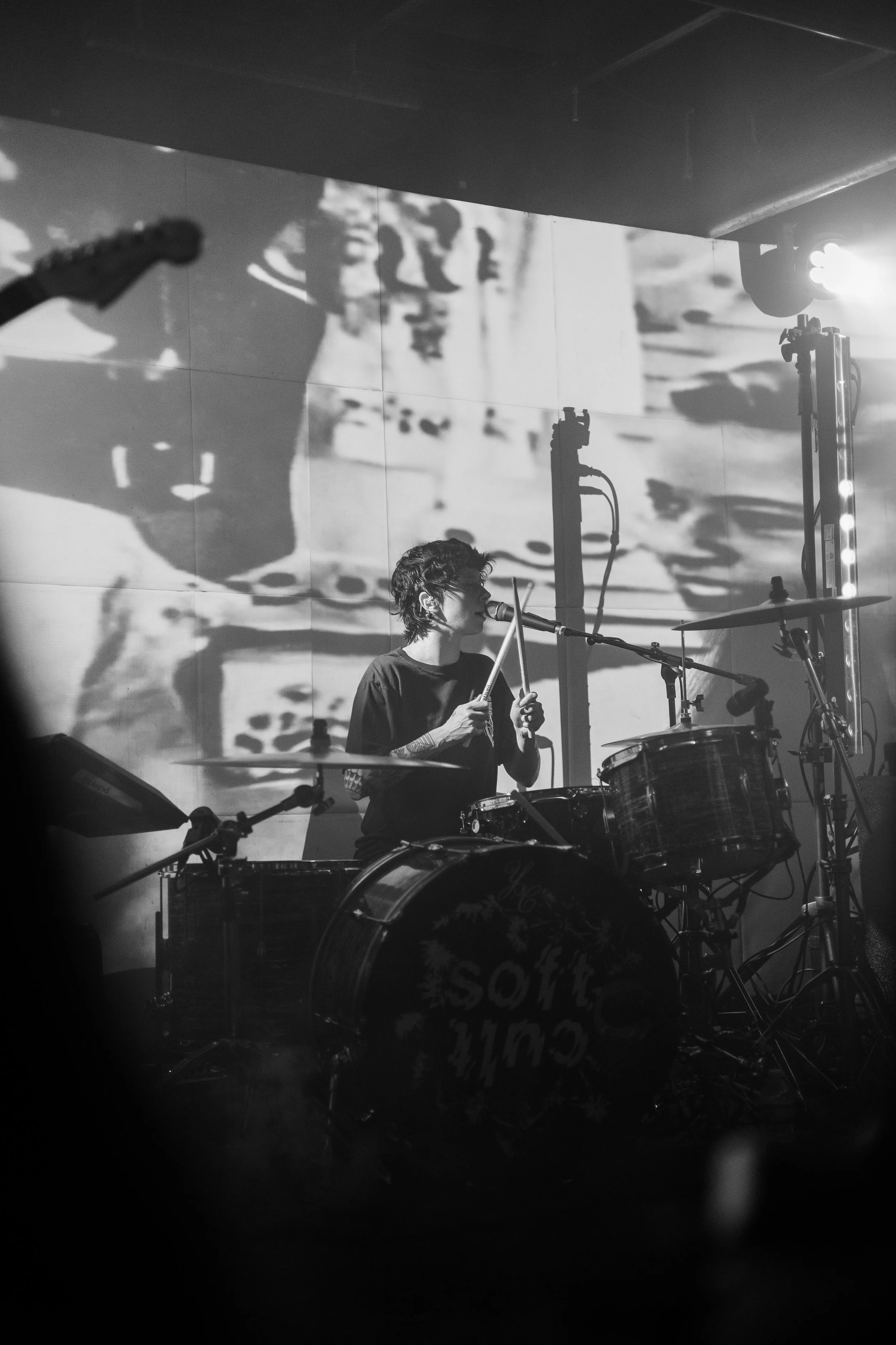  Drummer Phoenix Arn-Horn focuses on keeping the pace as the band harmonizes to its 2021 single “House of Mirrors.” 