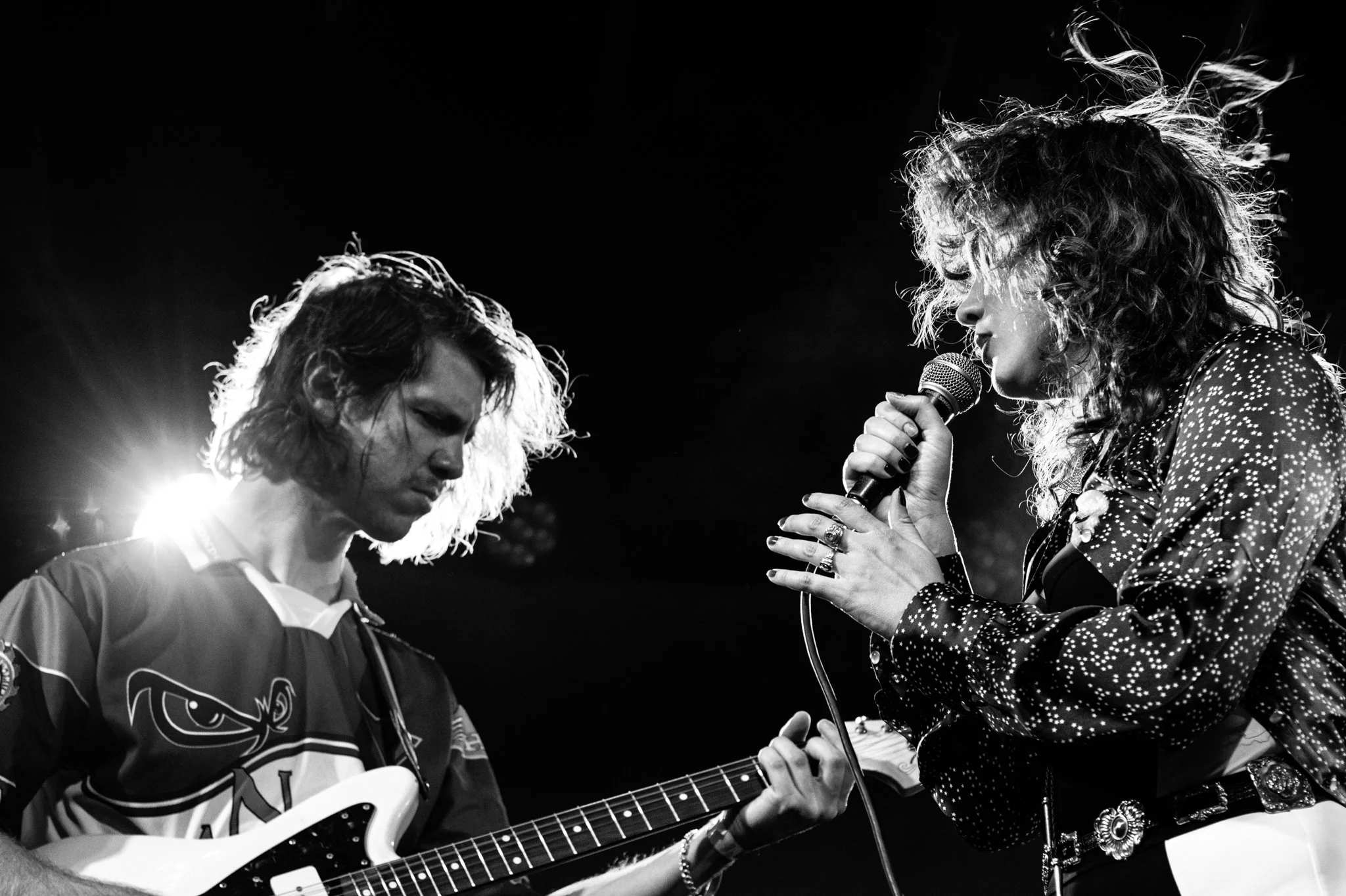 Joffe sings to Springful as she closes out her set for the night.