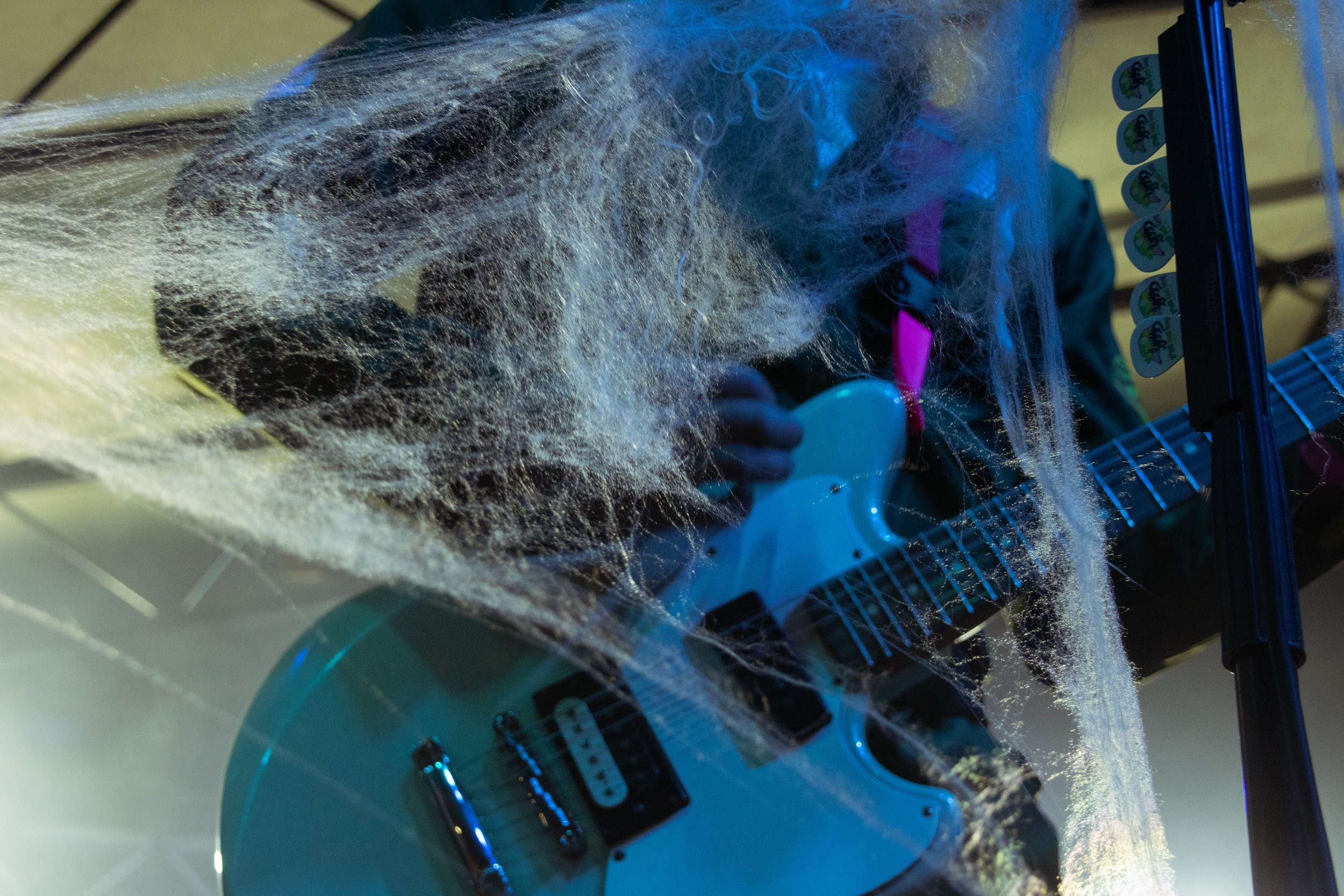  McCracken plays guitar during “The Kill”&nbsp; by Thirty Seconds to Mars. 