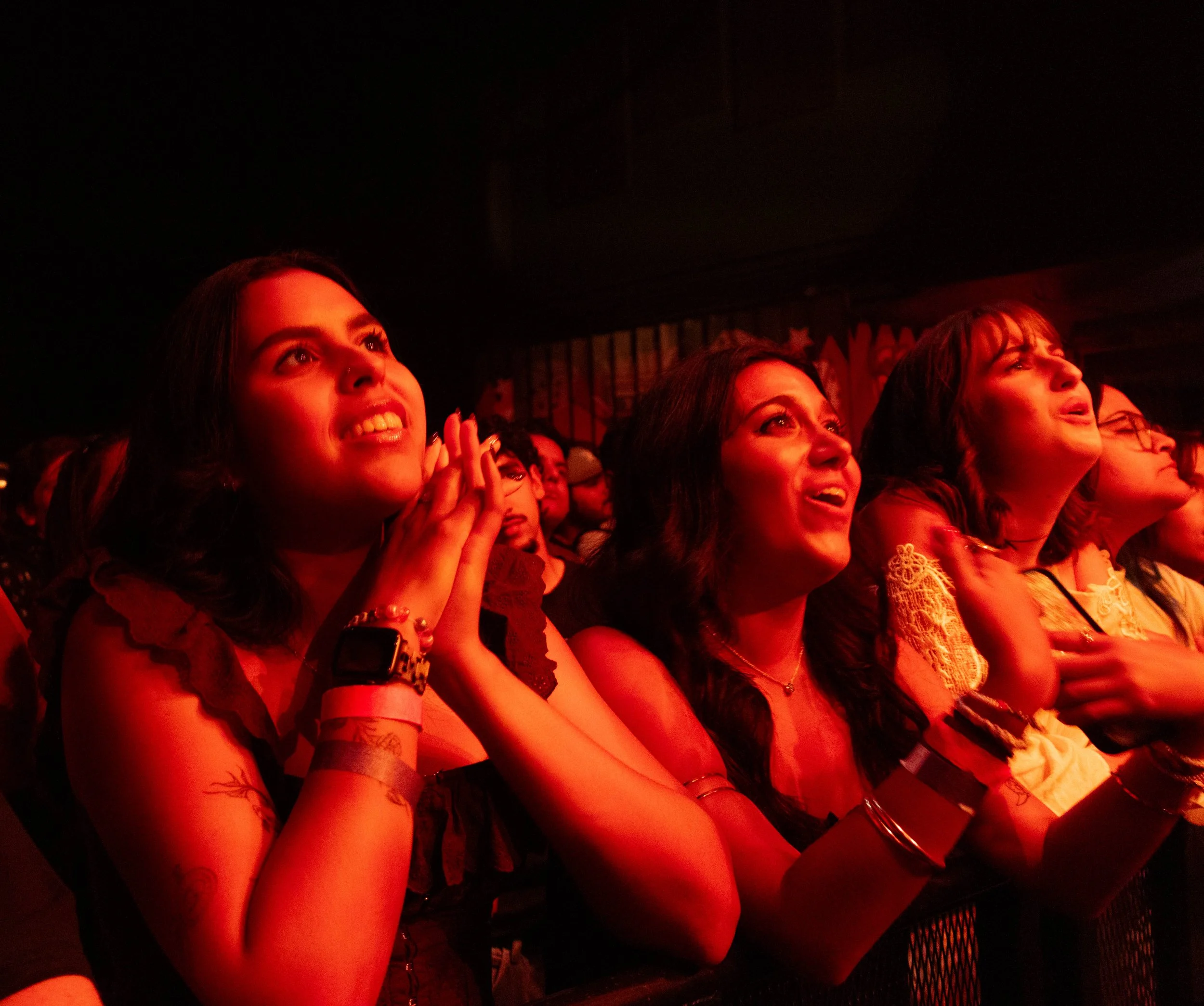  Fans watch Noah with admiration while she performs "Unfinished" off her album  The Hardest Part . 