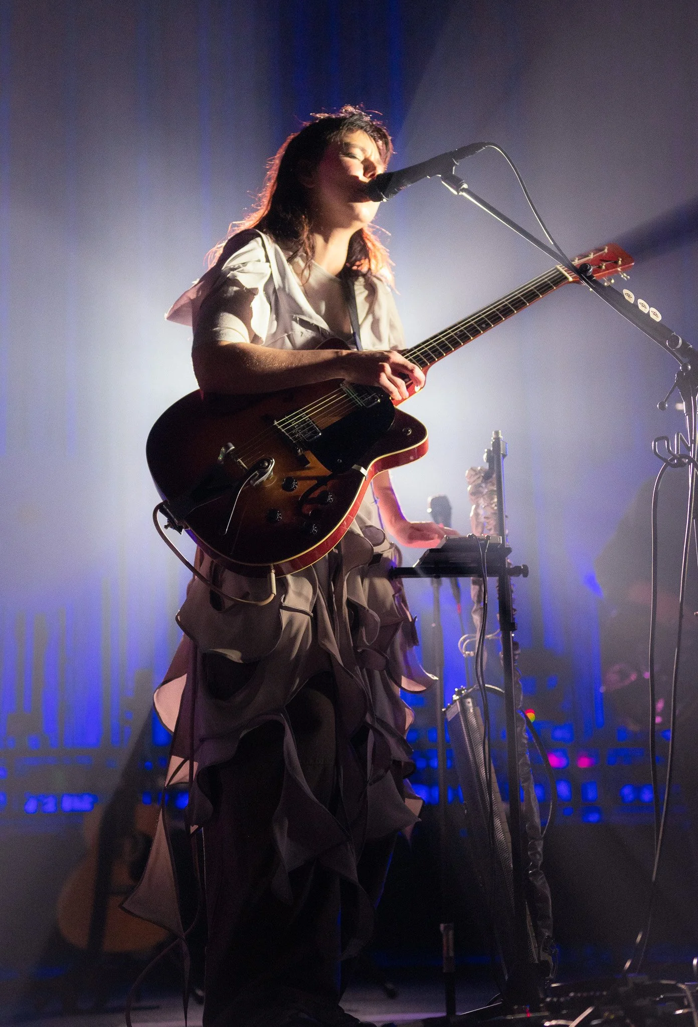  Kicking off with an energy-filled start, Of Monsters And Men perform “Television Love” from its latest release  All is Love and Pain in the Mouse Parade.  