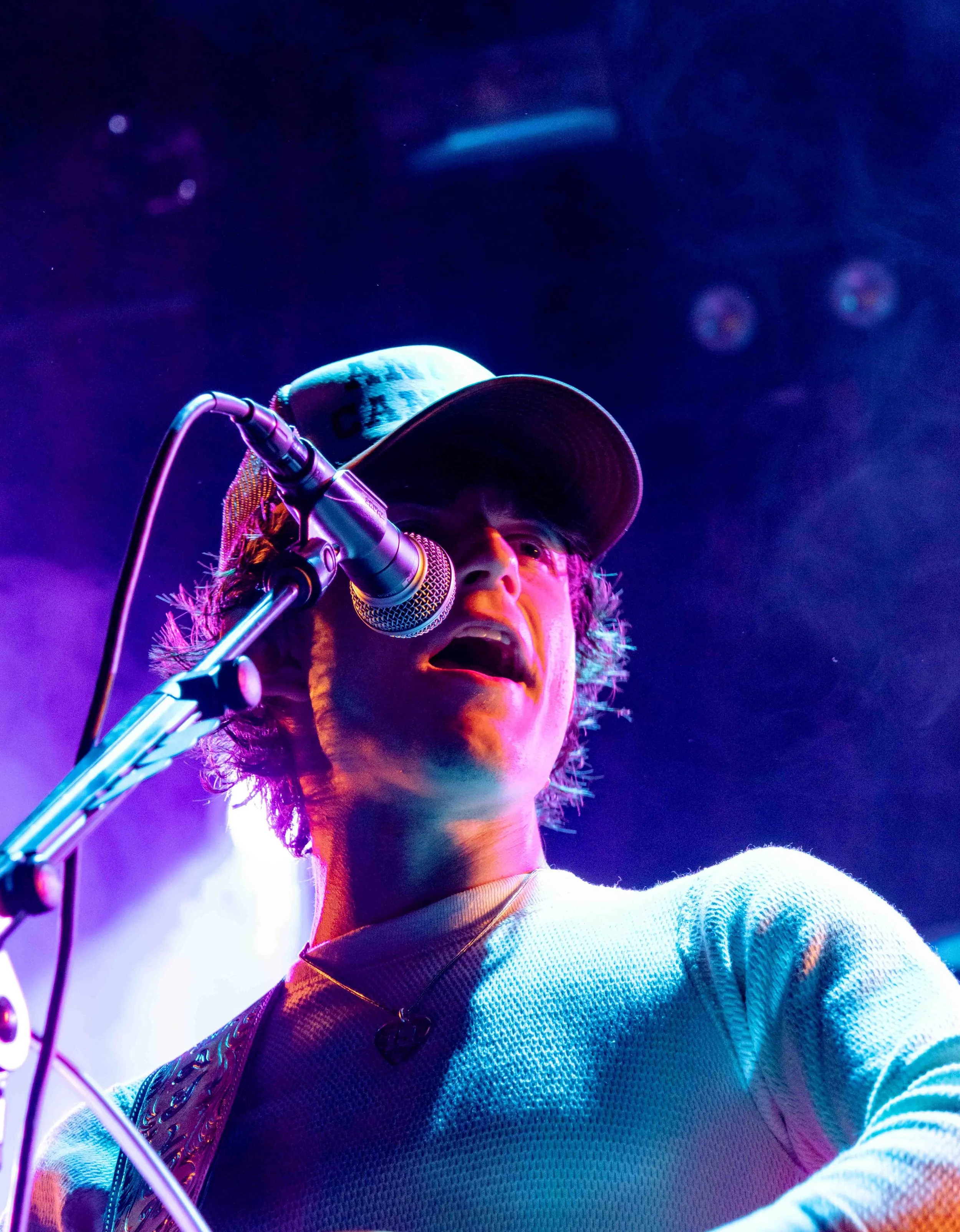  Wyatt sings his soul-filled song “Your Whereabouts” while playing the guitar. 