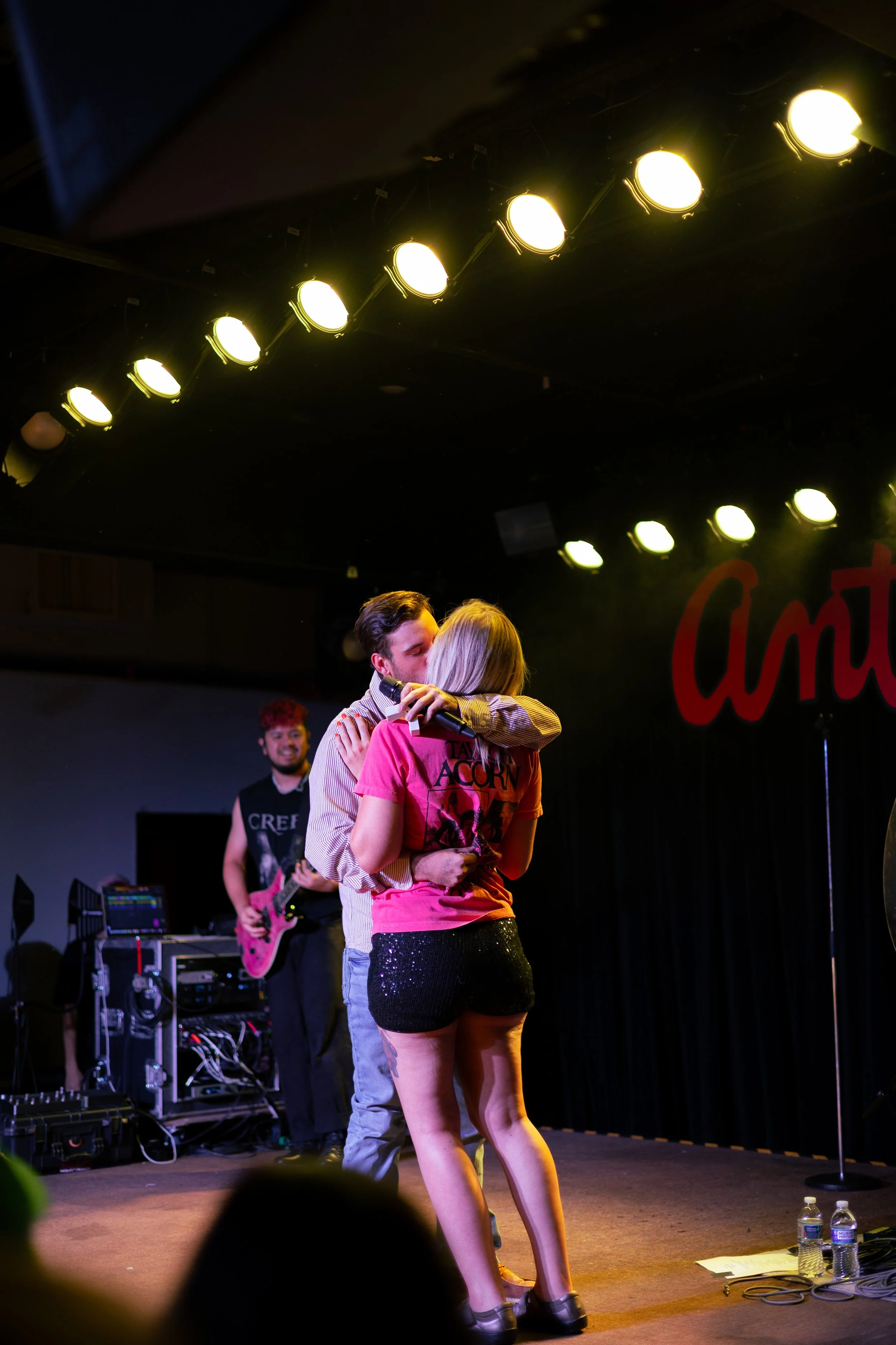  &nbsp;As an opener for her song, “Coma,” Acorn invites a couple on stage as a part of a surprise proposal. 