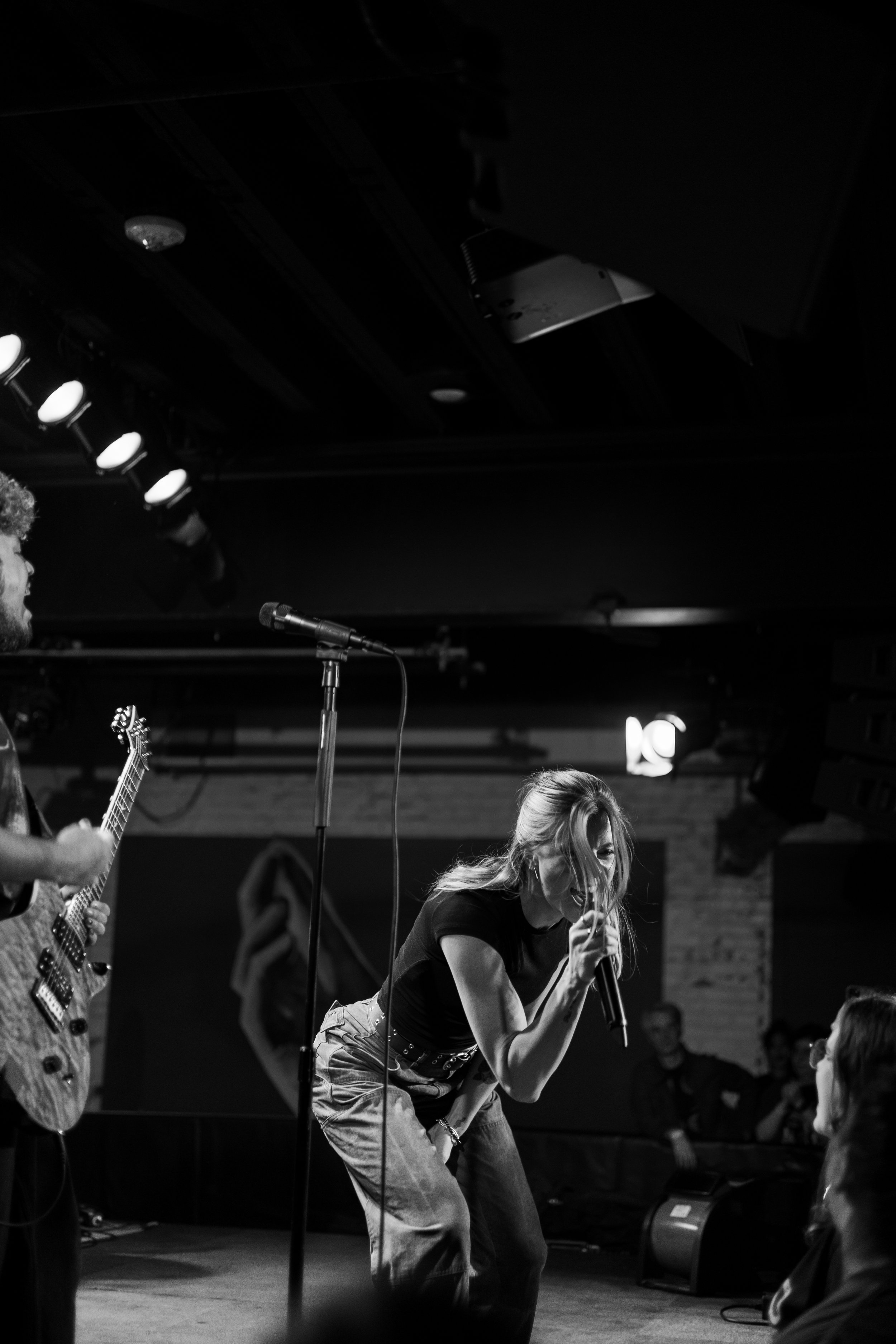  Acorn gets the crowd to jump and clap during her lively performance at Antone’s Nightclub. 