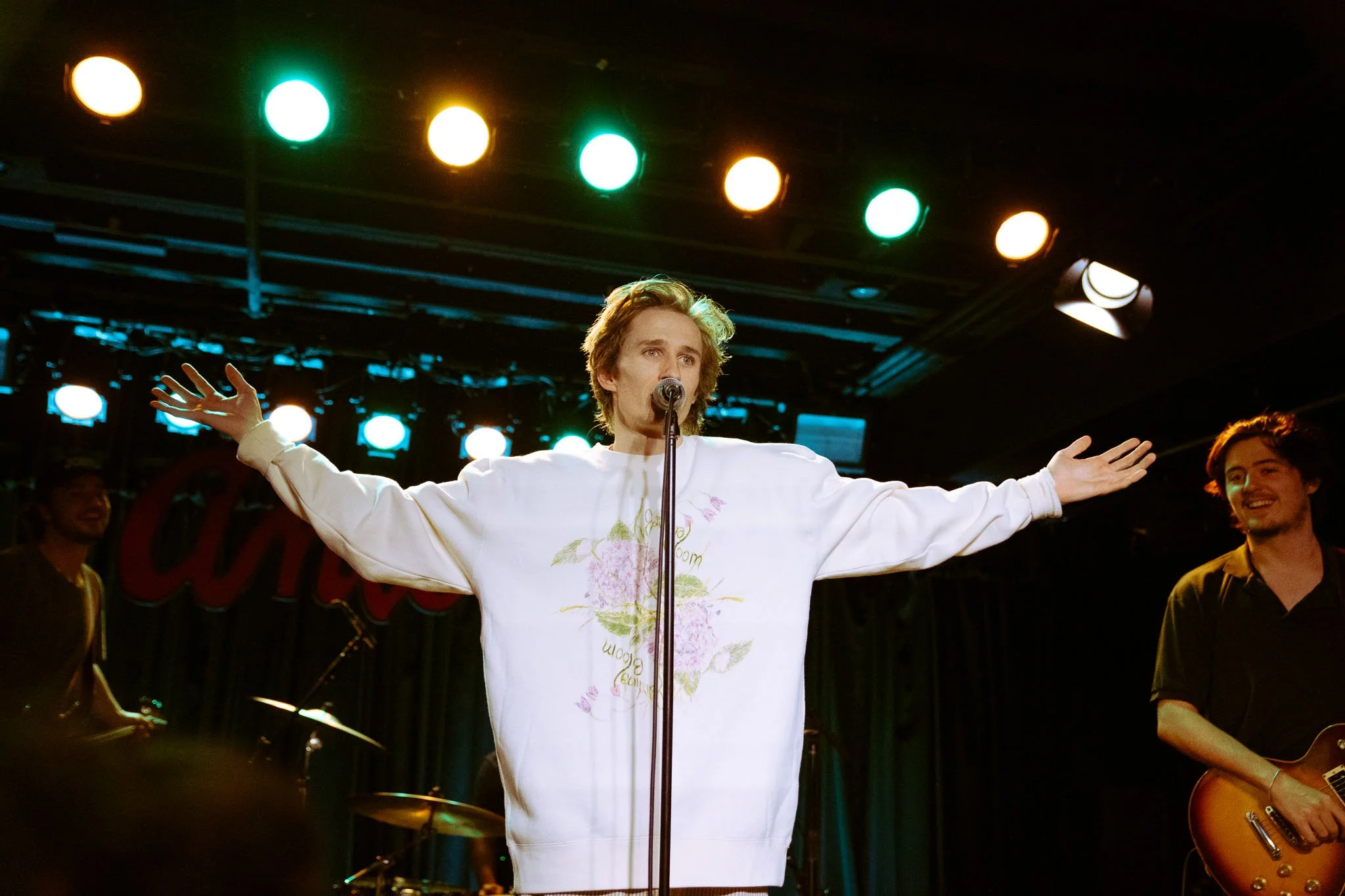  Lead vocalist Eamon Moore’s magnetic vocals shine through on “Dive Bar Named Nirvana.” 