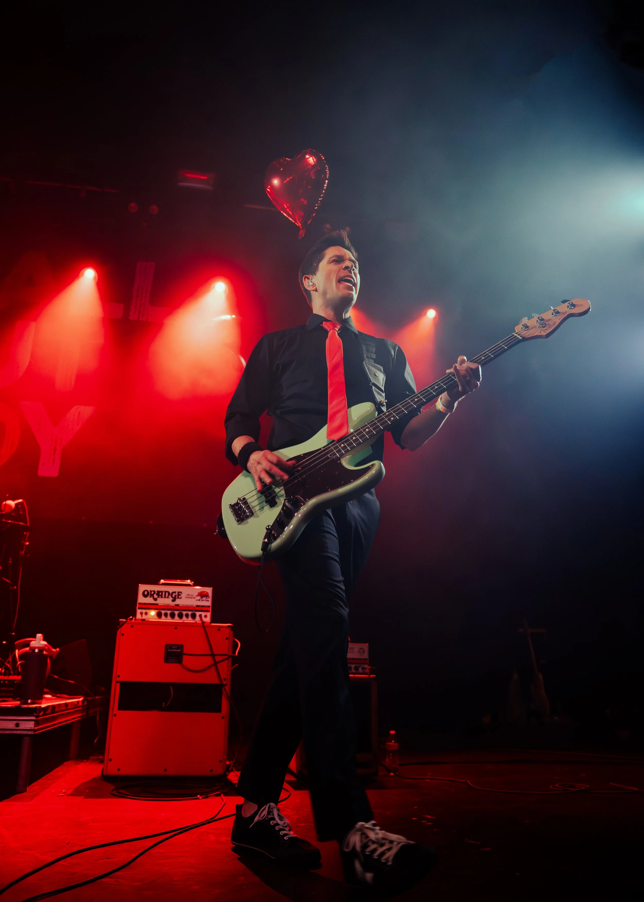  Bassist Jason Cairns plucks his bass to the iconic beats of Wheatus’ “Teenage Dirtybag.” 