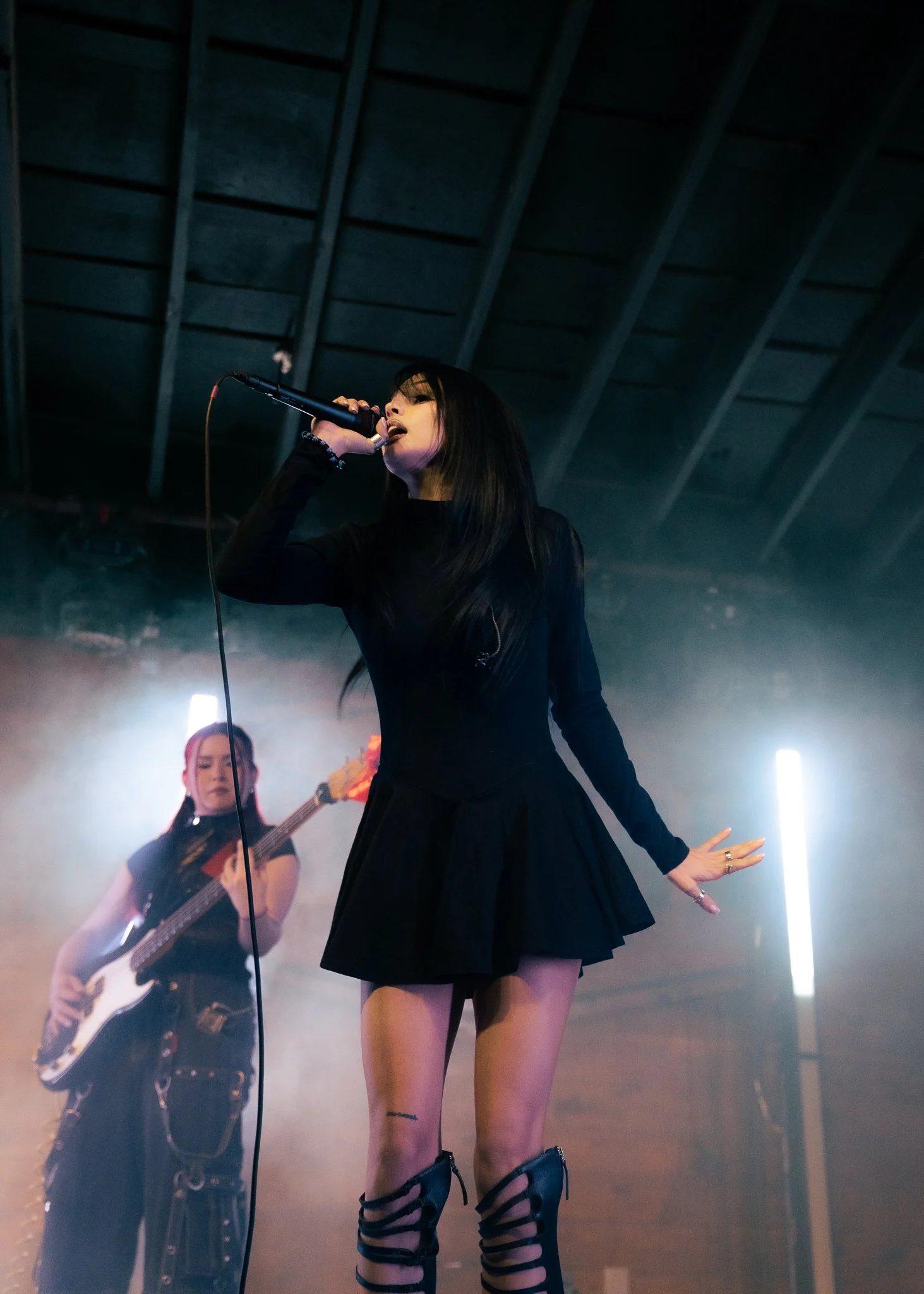  Lindemann passionately sings the lyrics of “spine:” “You’re never gonna get it right / It’s the same thing every time.” 