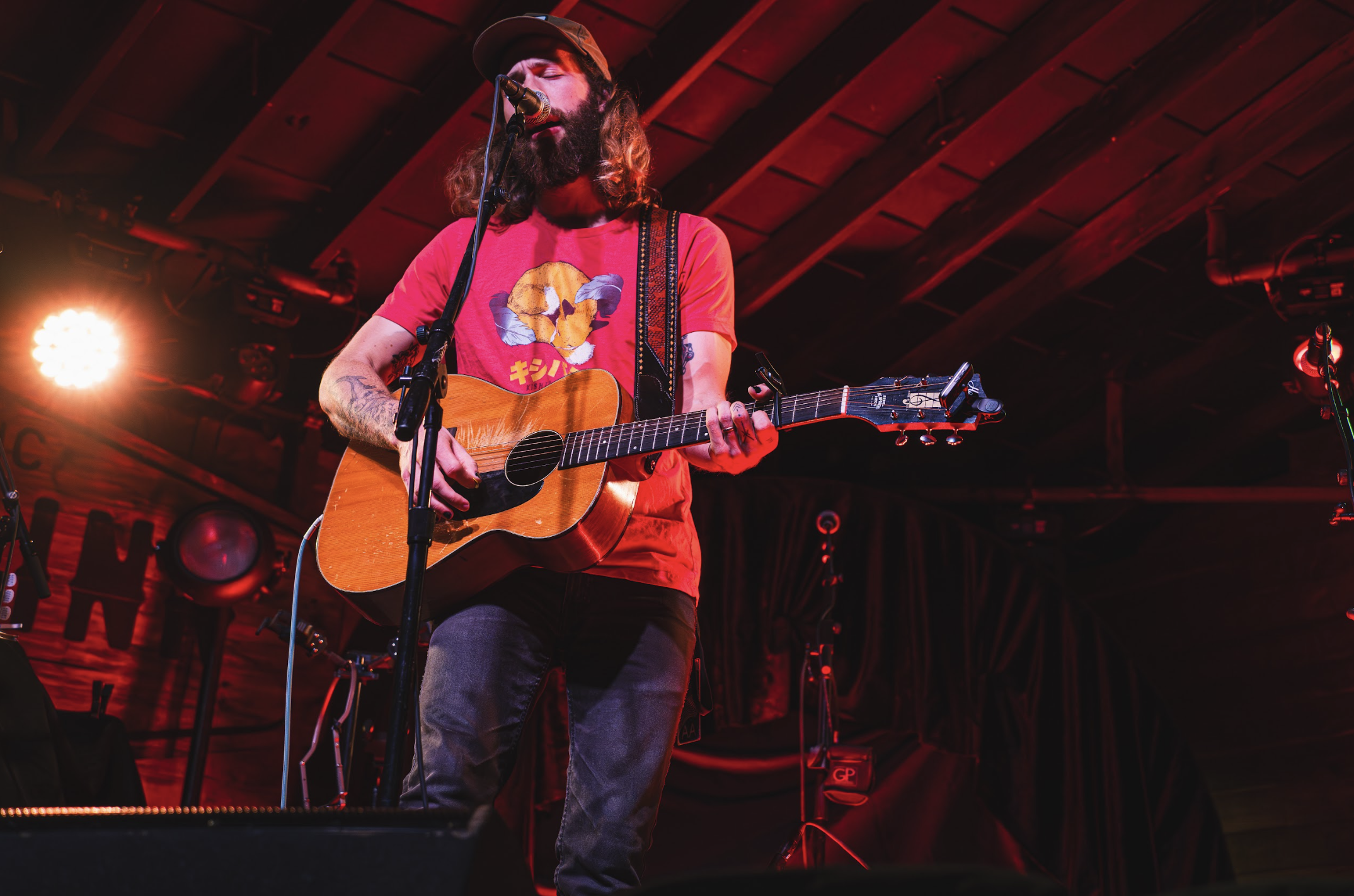  Burchfield sings “Stay,"a single from his 2025 album  Lost In The Weeds Vol. 1 . 