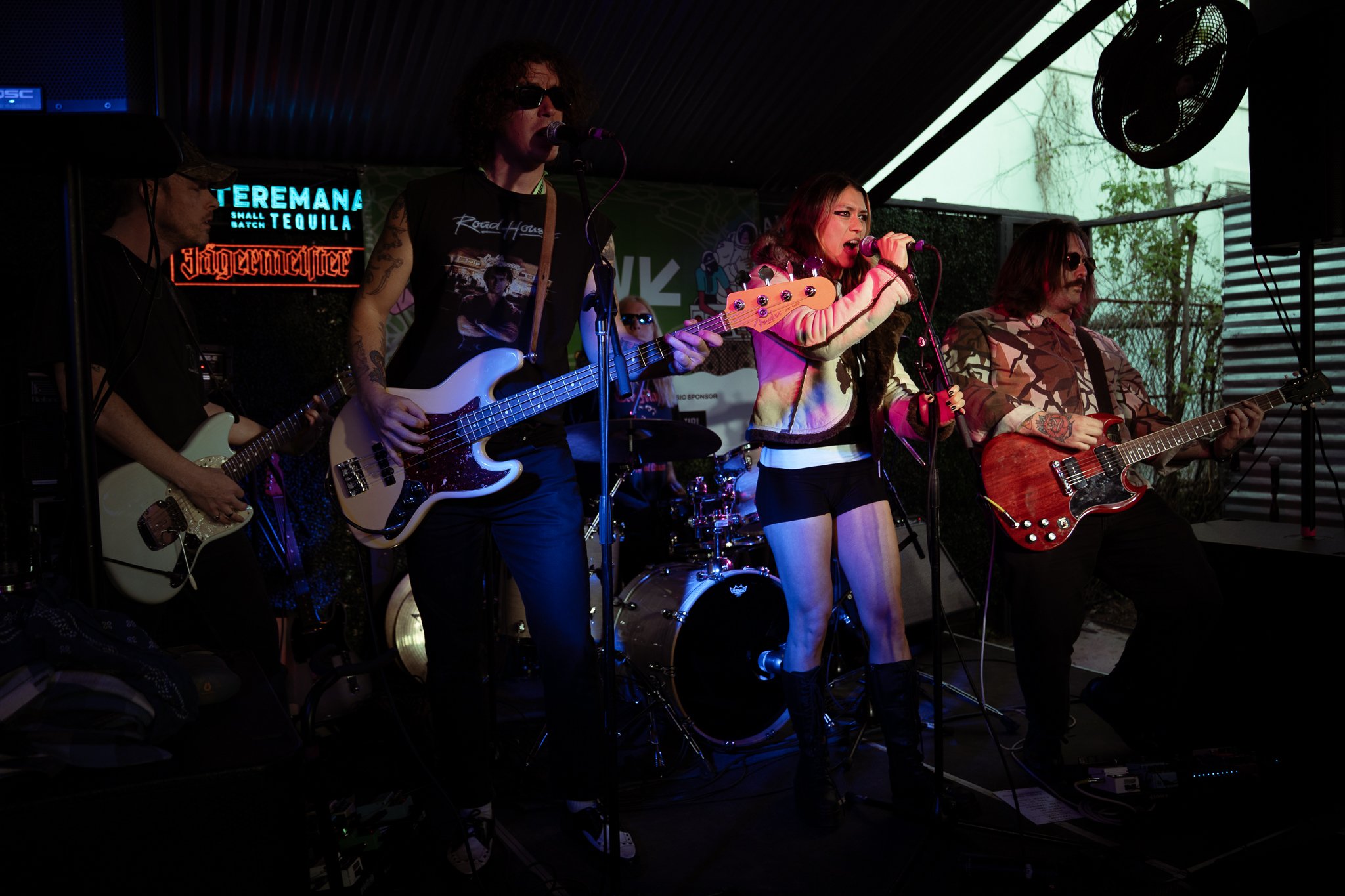  Ancient Greece performs an energetic post-punk rock set at Low Lounge. 